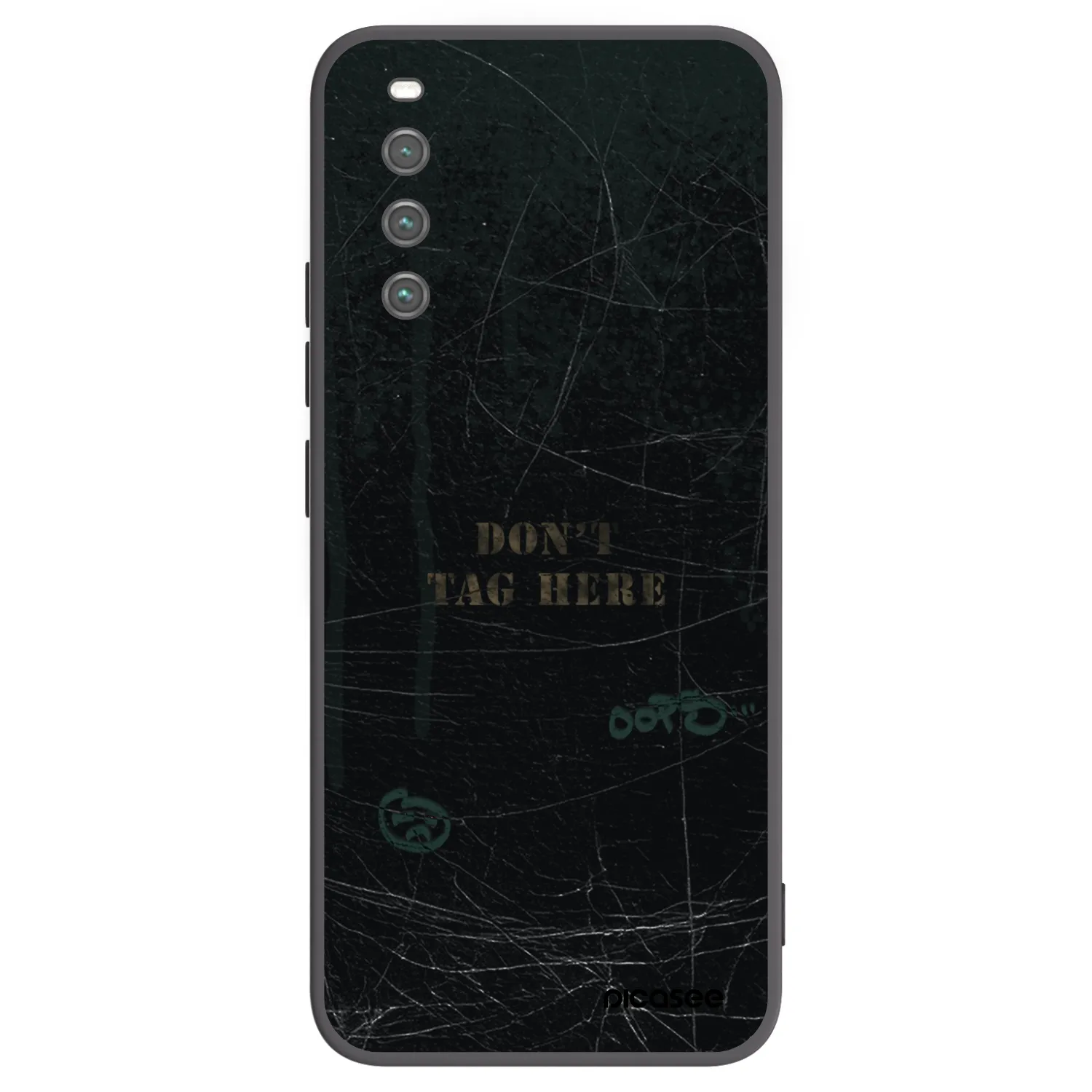 Picasee Μαύρη θήκη σιλικόνης για Sony Xperia 10 IV 5G - DON´T TAG