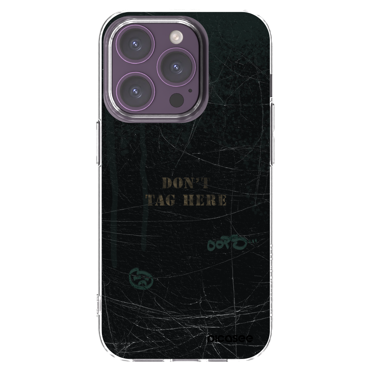 Picasee διαφανής θήκη σιλικόνης Apple iPhone 14 Pro - DON´T TAG