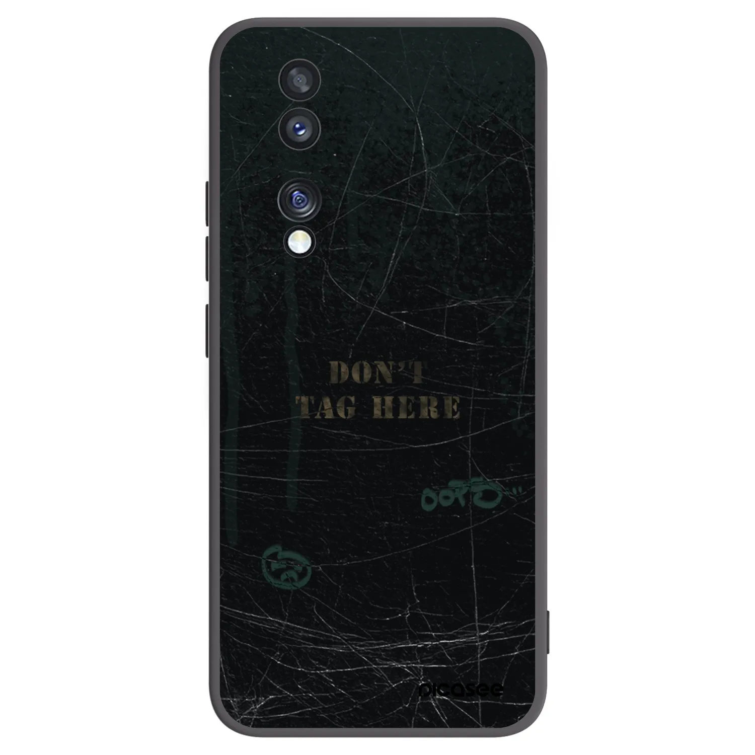 Picasee Μαύρη θήκη σιλικόνης για Honor 70 - DON´T TAG