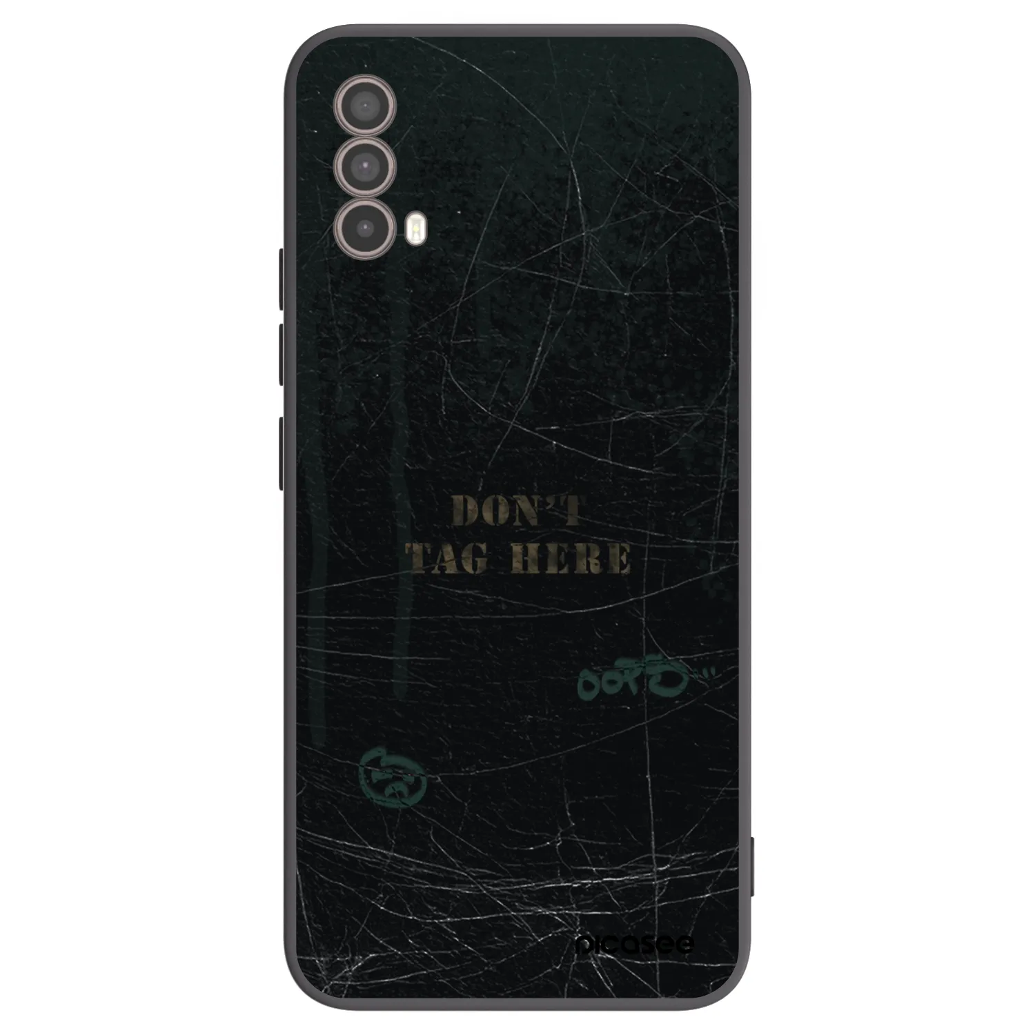 Picasee Μαύρη θήκη σιλικόνης για Motorola Moto E40 - DON´T TAG