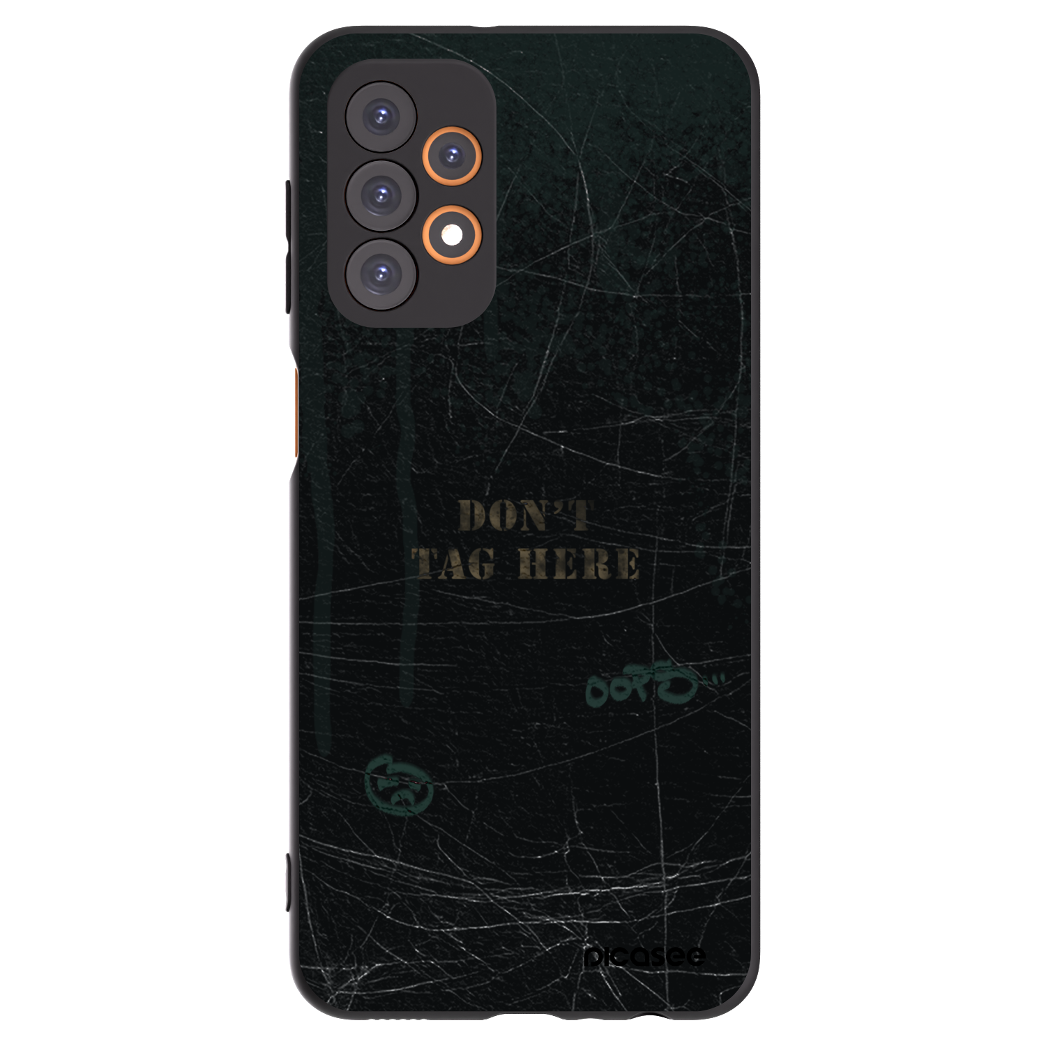 Picasee Μαύρη θήκη σιλικόνης για Samsung Galaxy A23 A236B 5G - DON´T TAG