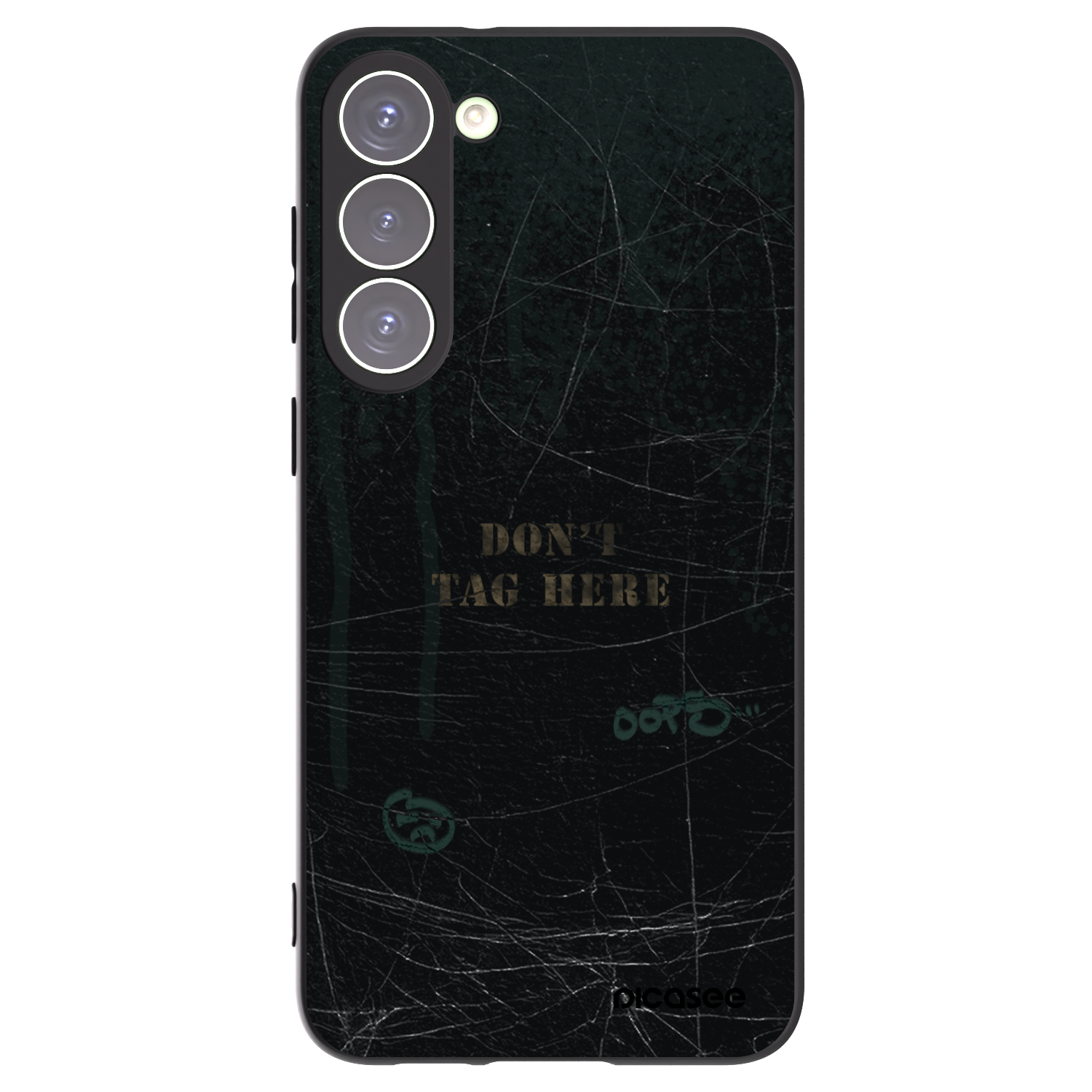 Picasee Μαύρη θήκη σιλικόνης για Samsung Galaxy S23+ 5G - DON´T TAG