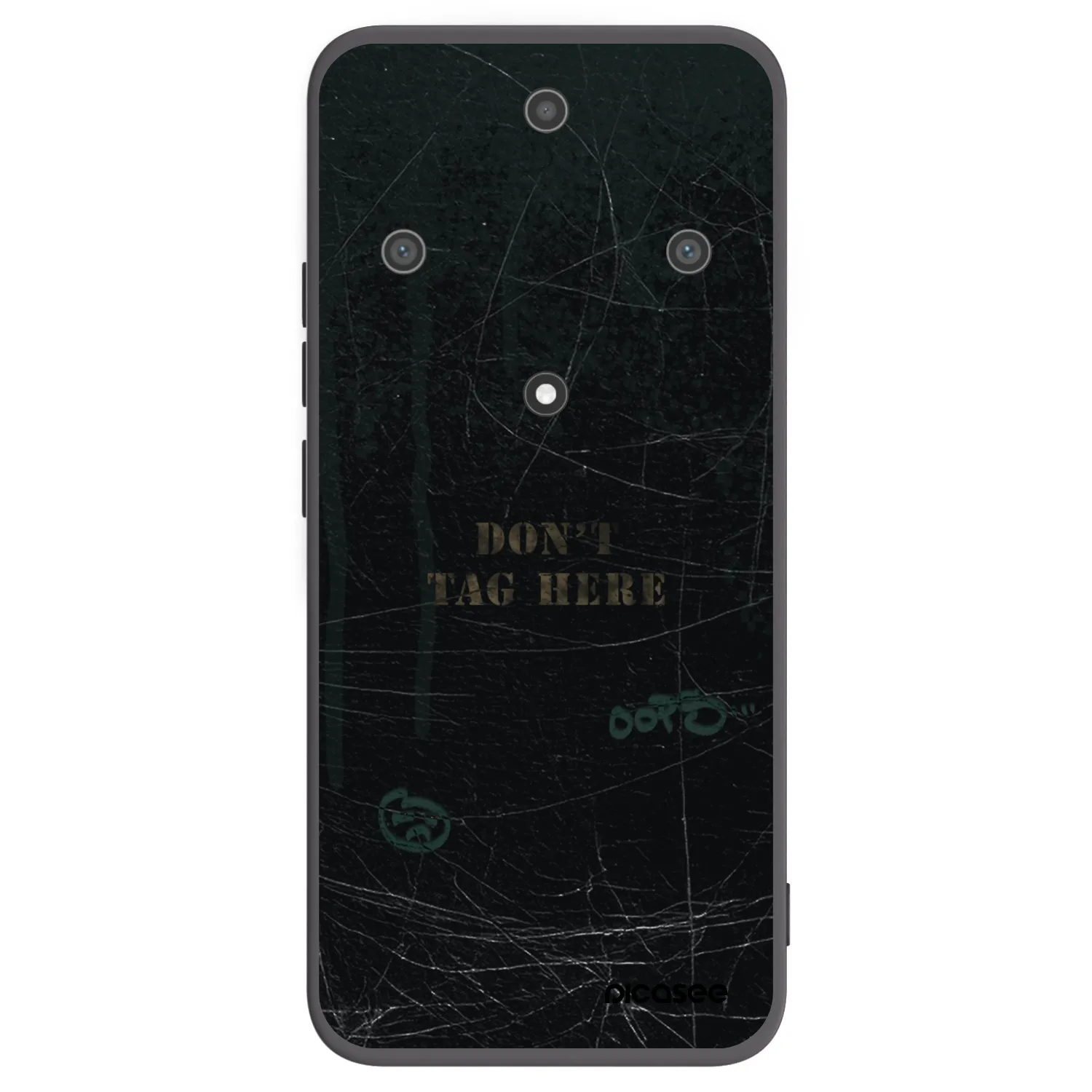 Picasee Μαύρη θήκη σιλικόνης για Honor Magic5 Lite 5G - DON´T TAG