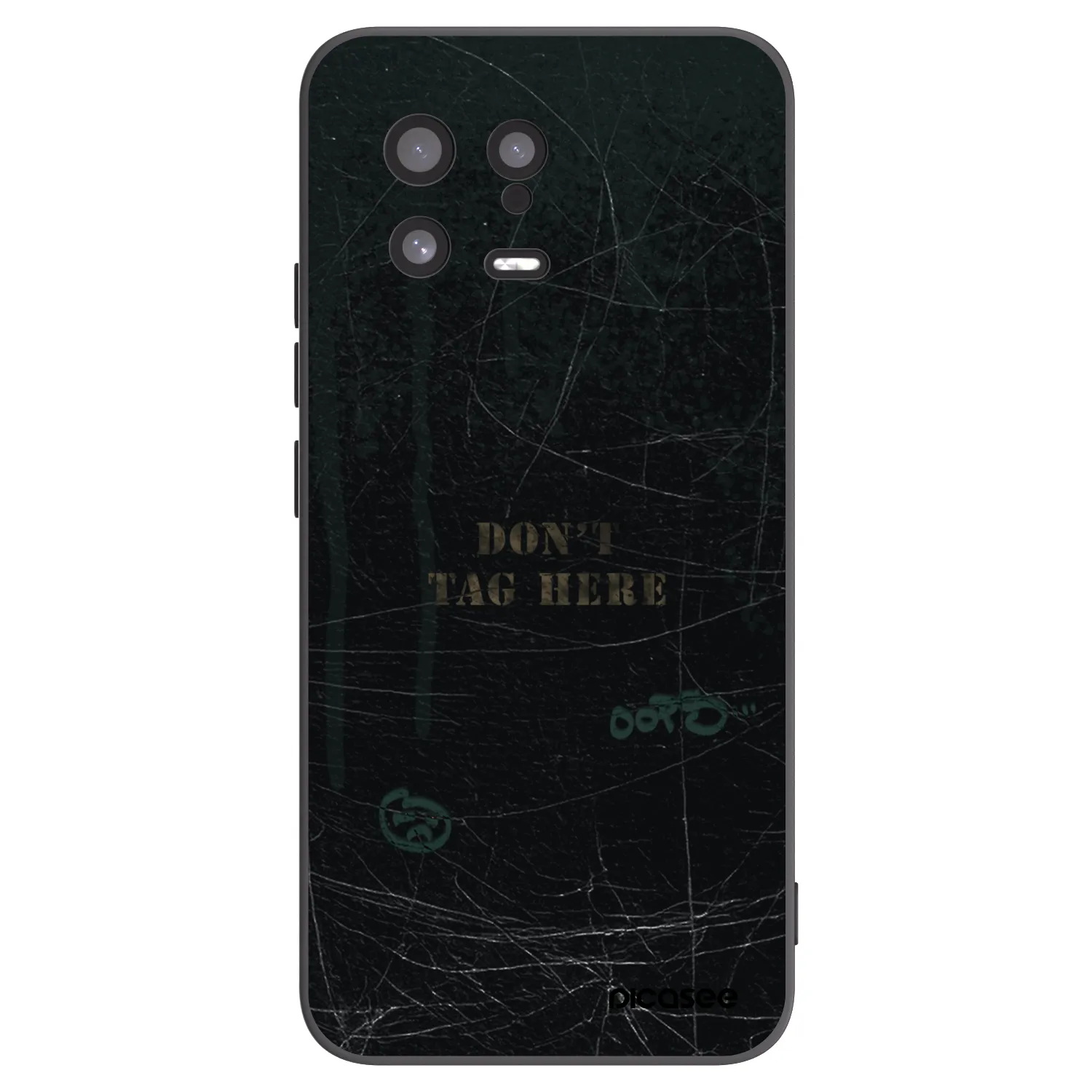 Picasee Μαύρη θήκη σιλικόνης για Xiaomi 13 - DON´T TAG