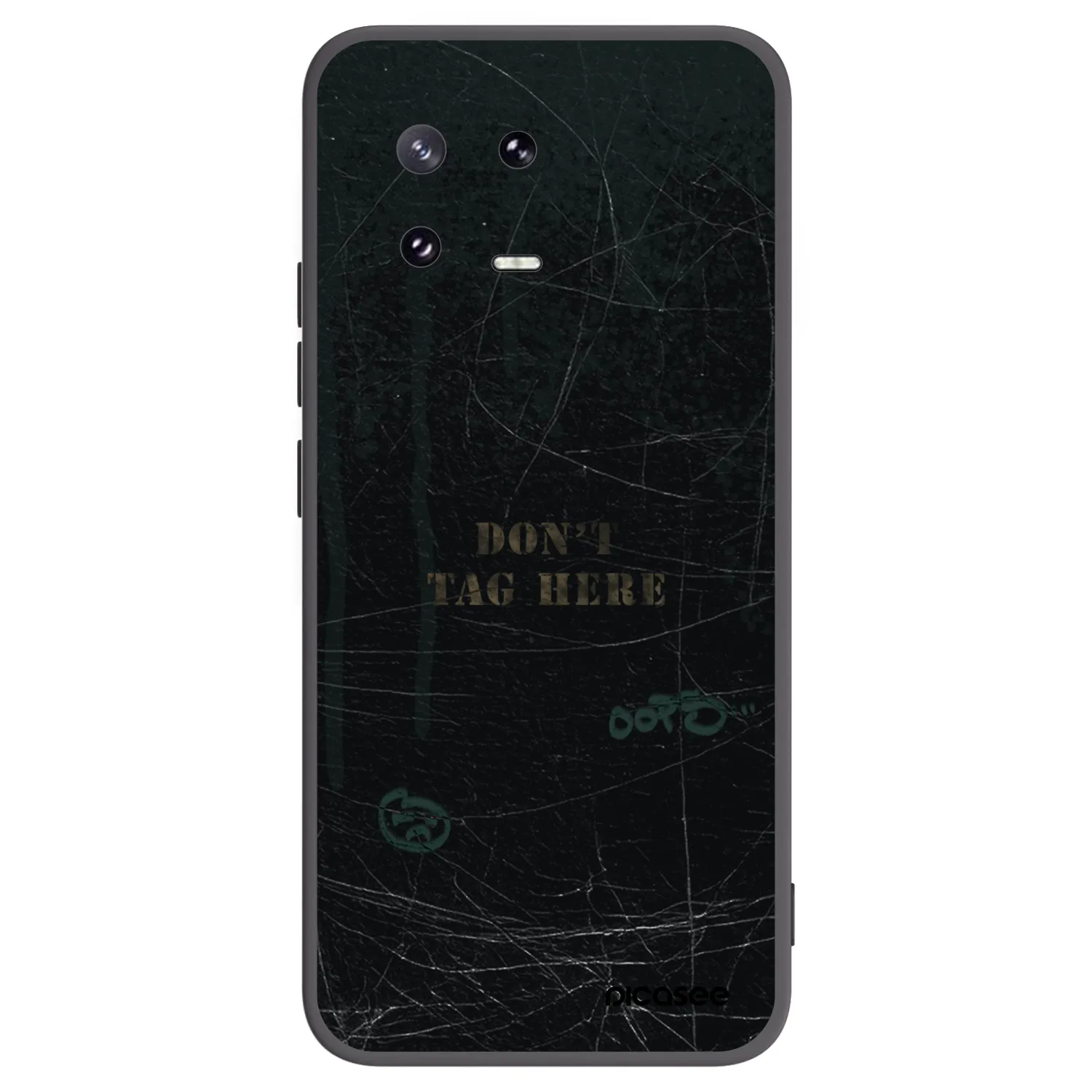 Picasee Μαύρη θήκη σιλικόνης για Xiaomi 13 Pro - DON´T TAG