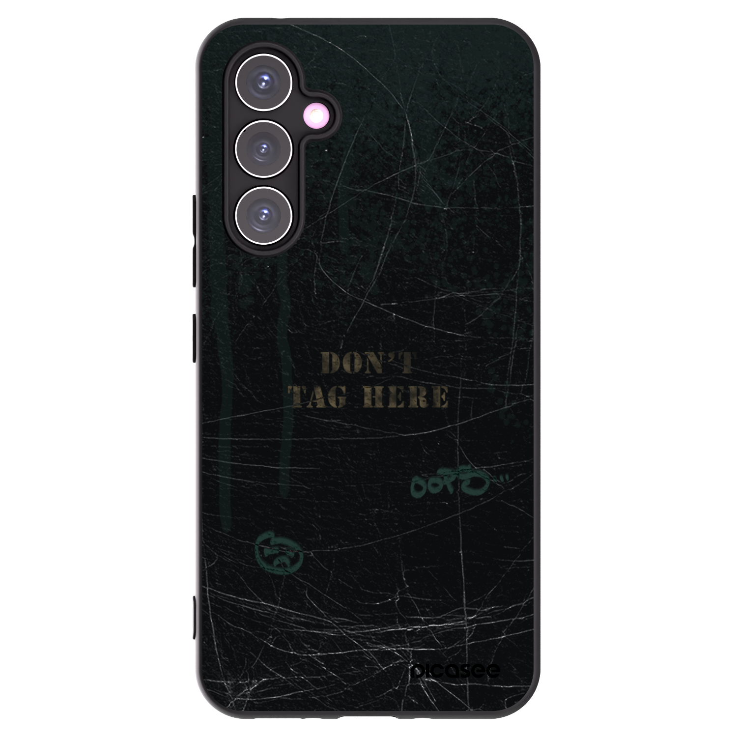 Picasee Μαύρη θήκη σιλικόνης για Samsung Galaxy A54 5G A546B - DON´T TAG