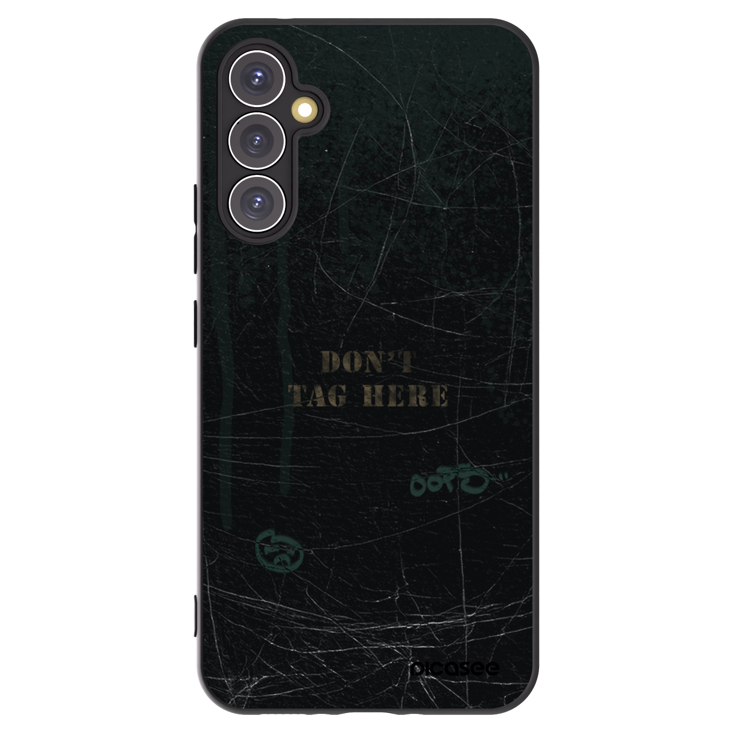 Picasee Μαύρη θήκη σιλικόνης για Samsung Galaxy A34 5G A346B - DON´T TAG