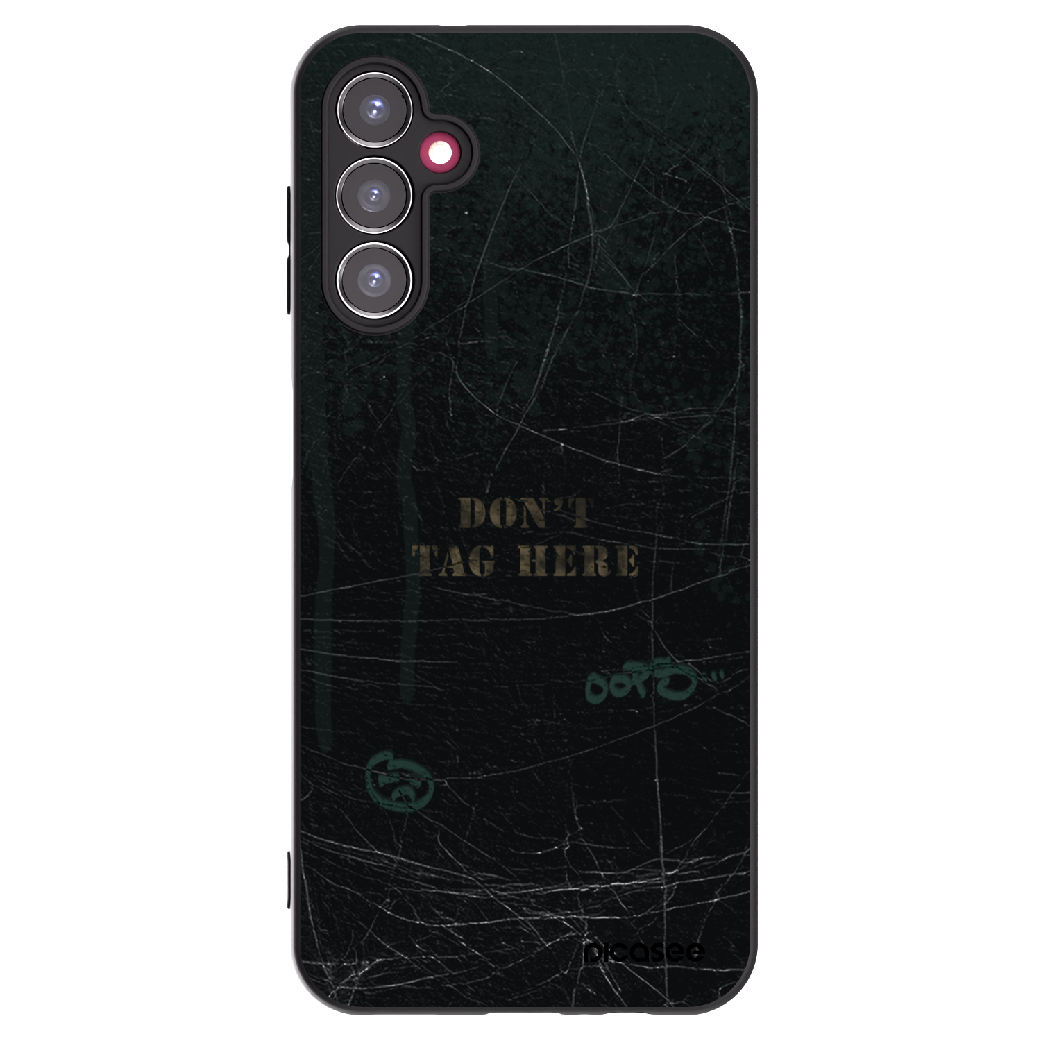 Picasee Μαύρη θήκη σιλικόνης για Samsung Galaxy A14 4G A145R - DON´T TAG