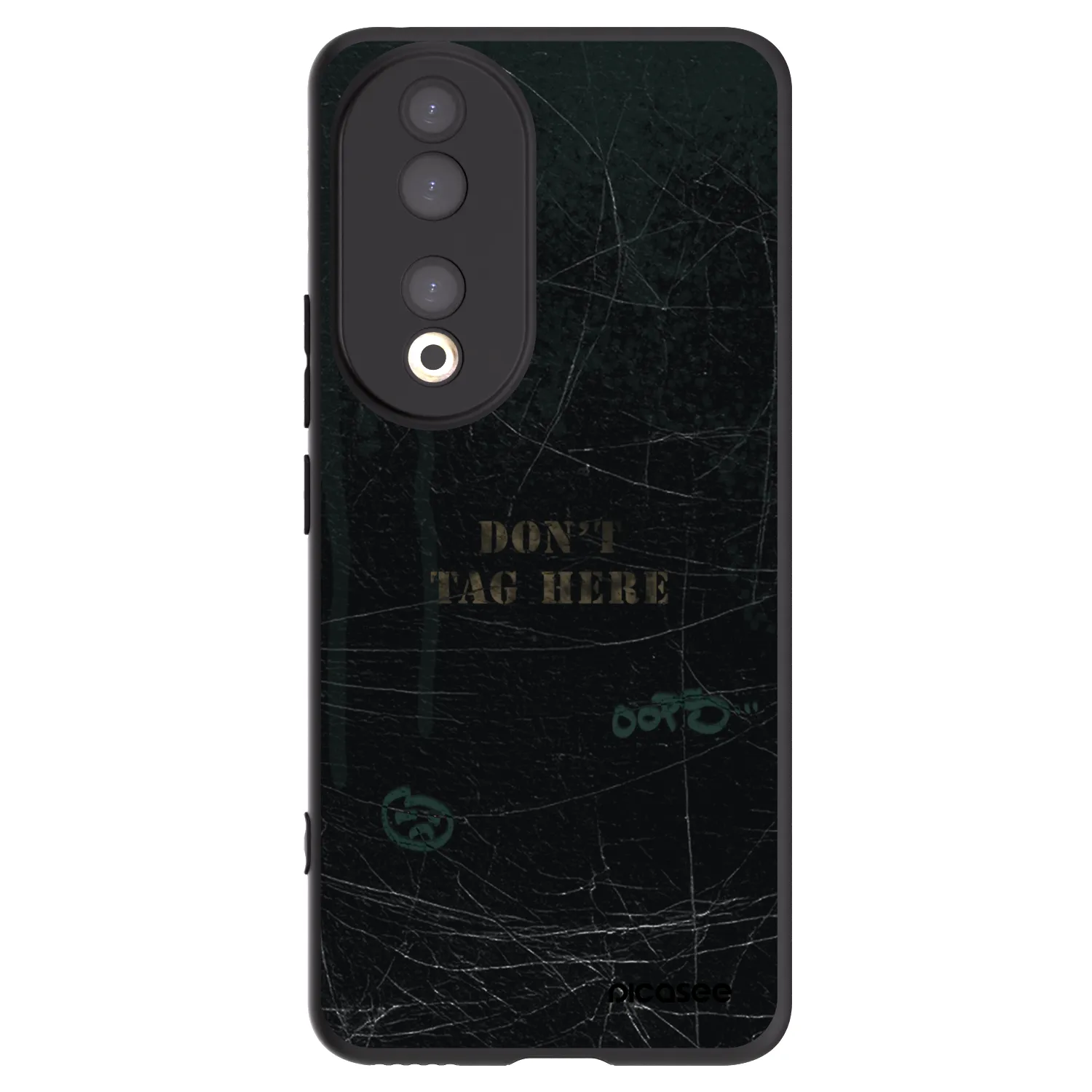 Picasee Μαύρη θήκη σιλικόνης για Honor 90 5G - DON´T TAG