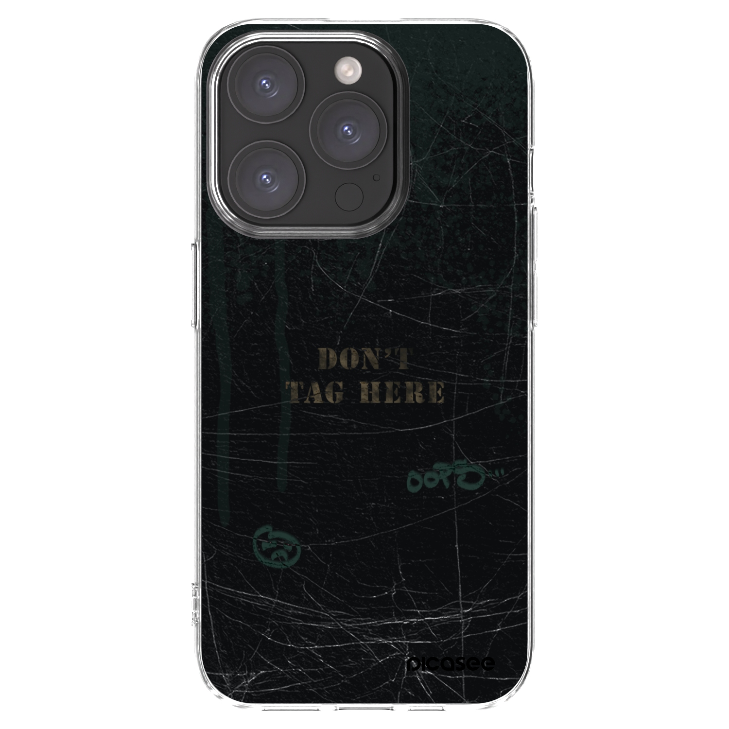 Picasee διαφανής θήκη σιλικόνης Apple iPhone 15 Pro - DON´T TAG