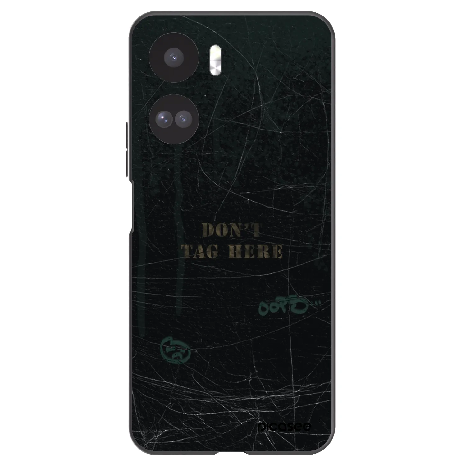 Picasee Μαύρη θήκη σιλικόνης για Honor 90 Lite 5G - DON´T TAG