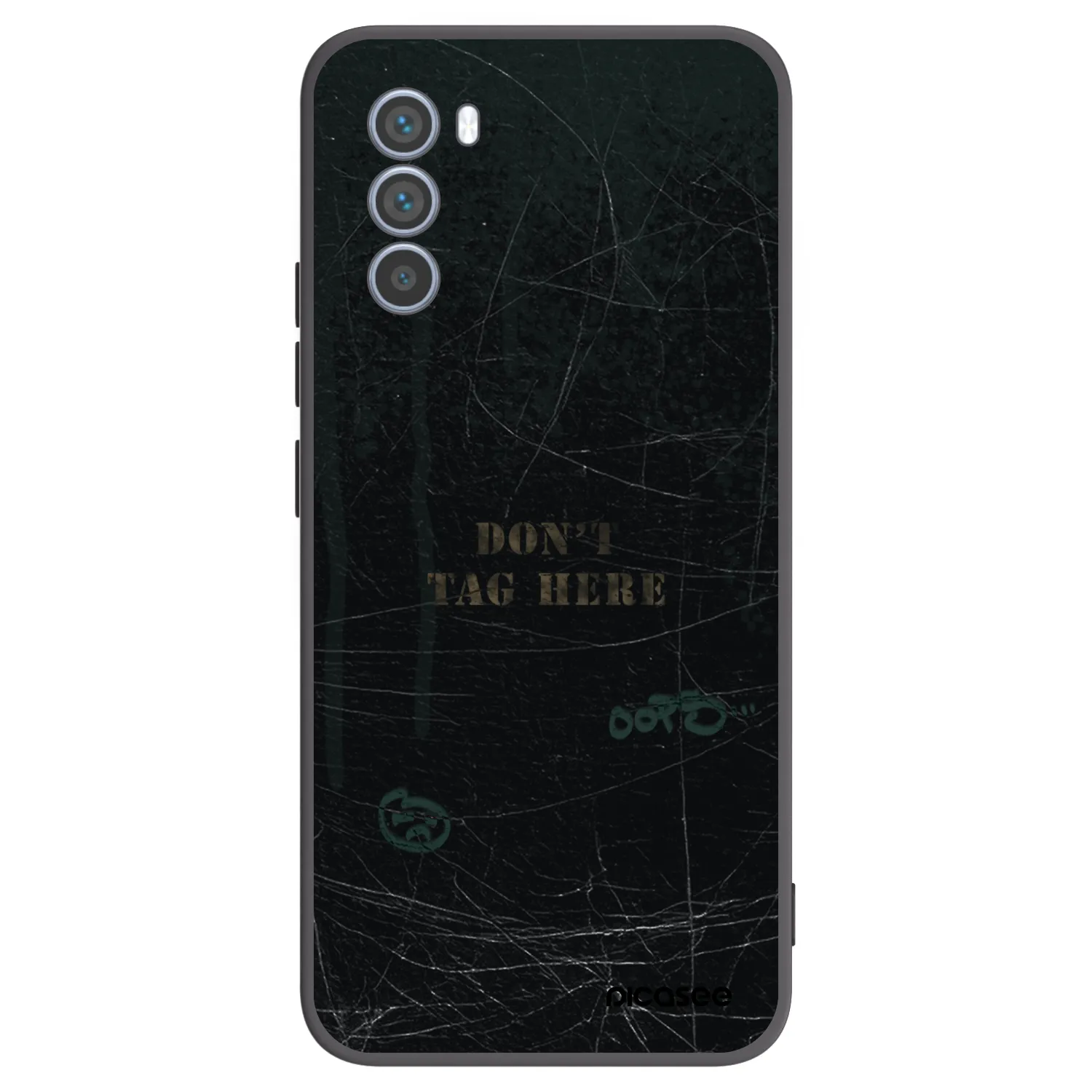Picasee Μαύρη θήκη σιλικόνης για Motorola Moto G62 - DON´T TAG