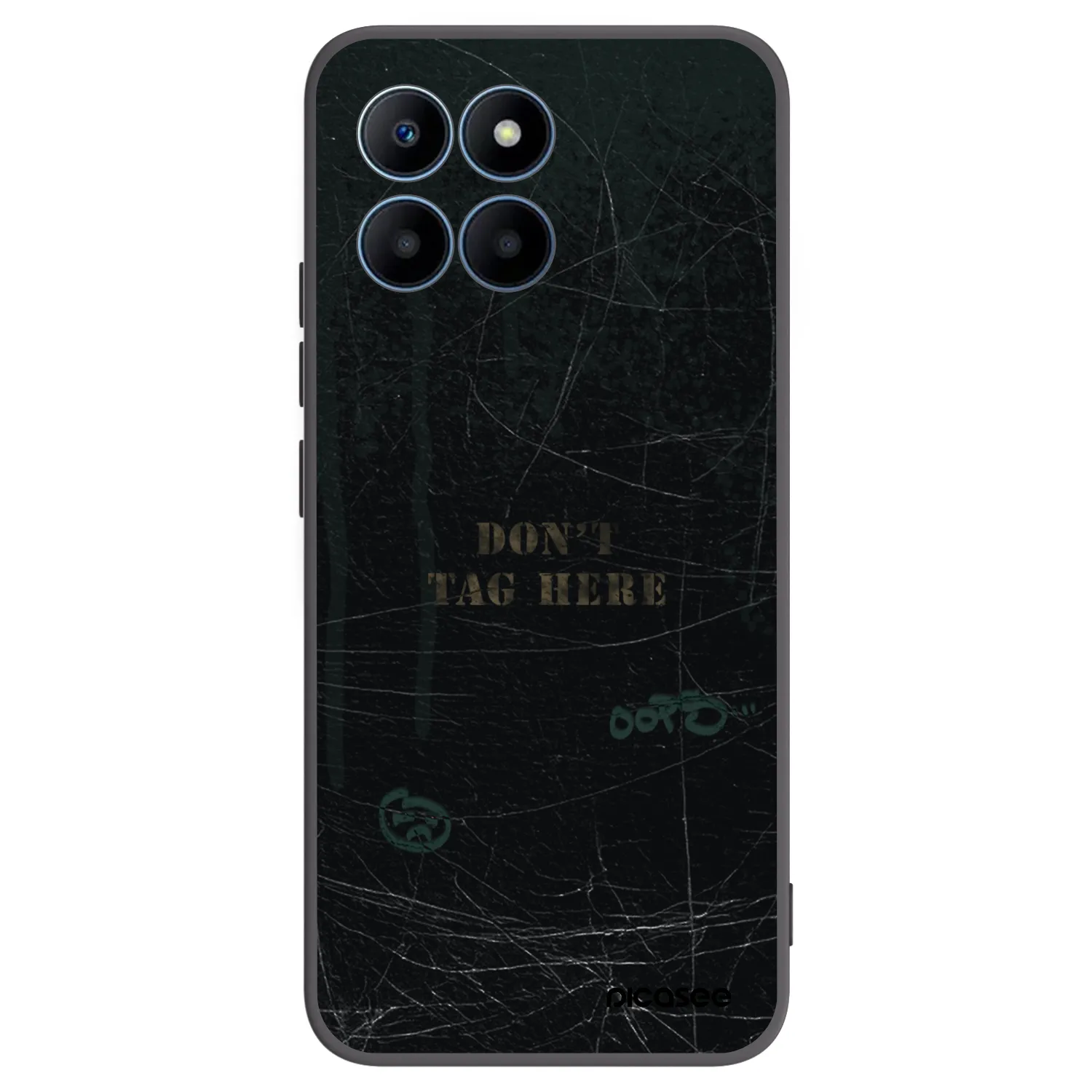 Picasee Μαύρη θήκη σιλικόνης για Honor 70 Lite - DON´T TAG