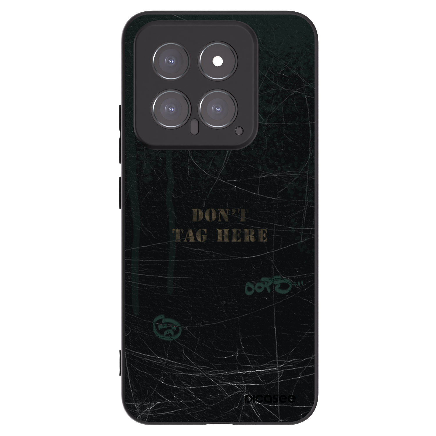 Picasee Μαύρη θήκη σιλικόνης για Xiaomi 14 - DON´T TAG