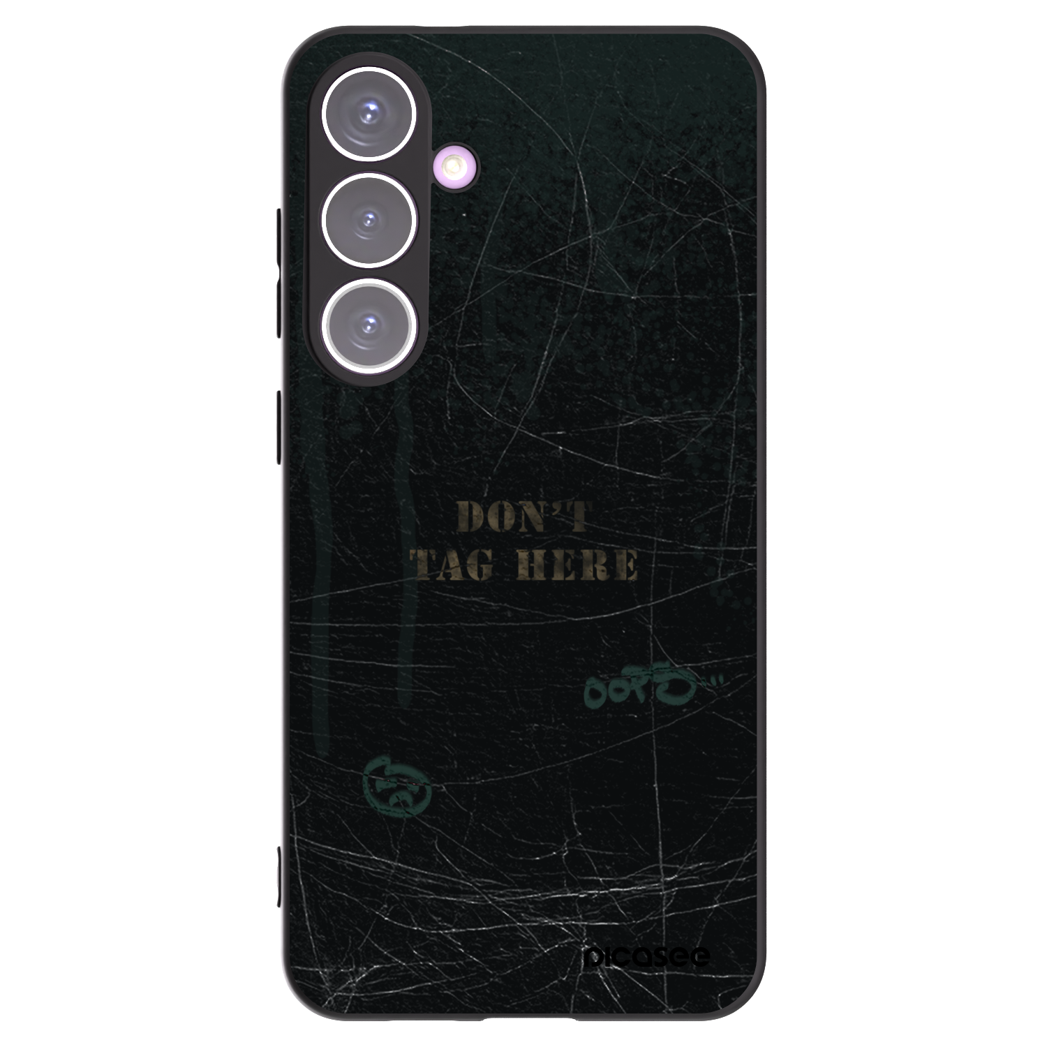 Picasee Μαύρη θήκη σιλικόνης για Samsung Galaxy S24+ S926B 5G - DON´T TAG