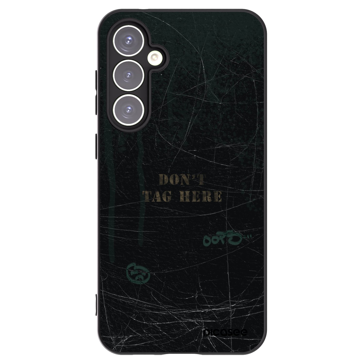 Picasee Μαύρη θήκη σιλικόνης για Samsung Galaxy S23 FE S711B - DON´T TAG