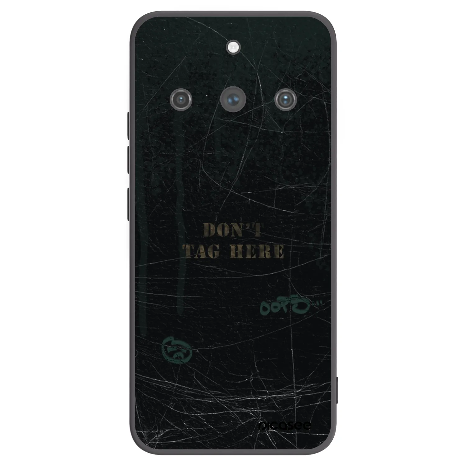 Picasee Μαύρη θήκη σιλικόνης για Realme 11 Pro+ - DON´T TAG