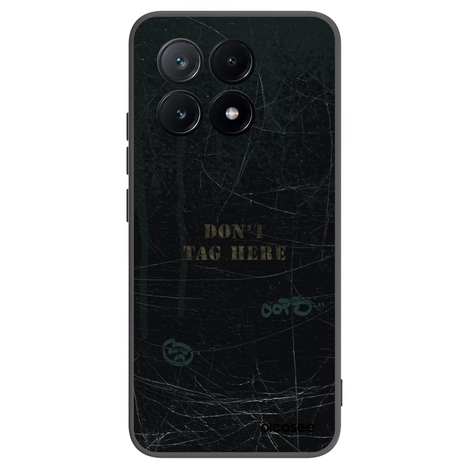 Picasee Μαύρη θήκη σιλικόνης για Xiaomi Poco X6 Pro - DON´T TAG