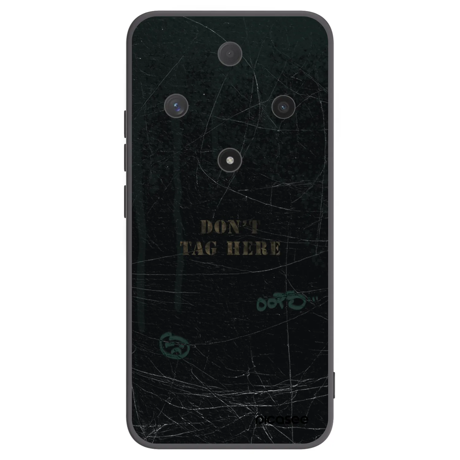 Picasee Μαύρη θήκη σιλικόνης για Honor Magic6 Lite 5G - DON´T TAG