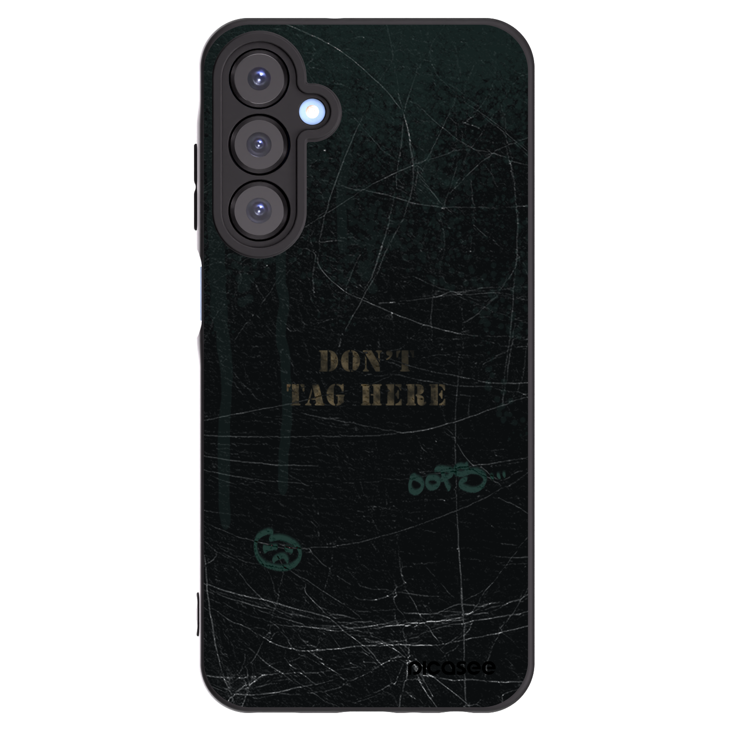 Picasee Μαύρη θήκη σιλικόνης για Samsung Galaxy A25 A256B 5G - DON´T TAG