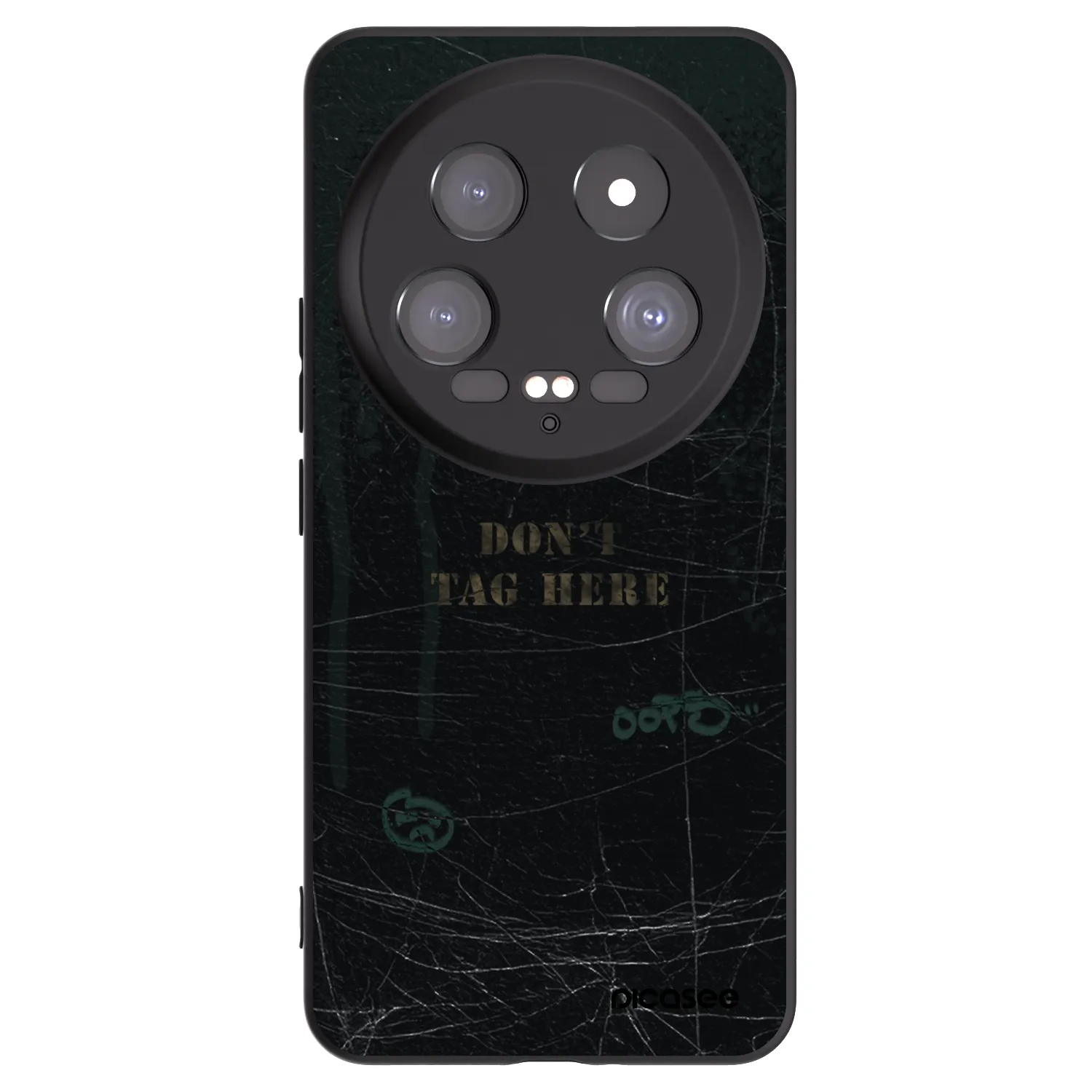 Picasee Μαύρη θήκη σιλικόνης για Xiaomi 14 Ultra - DON´T TAG