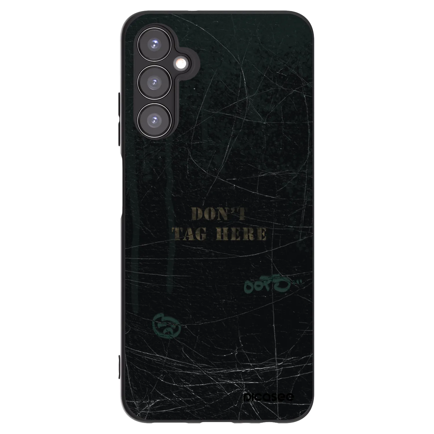 Picasee Μαύρη θήκη σιλικόνης για Samsung Galaxy A05s A057G - DON´T TAG