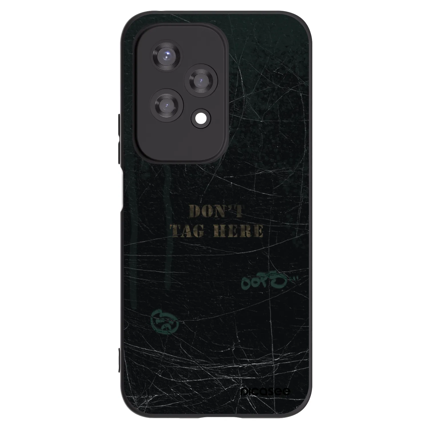Picasee Μαύρη θήκη σιλικόνης για Honor 200 Lite - DON´T TAG