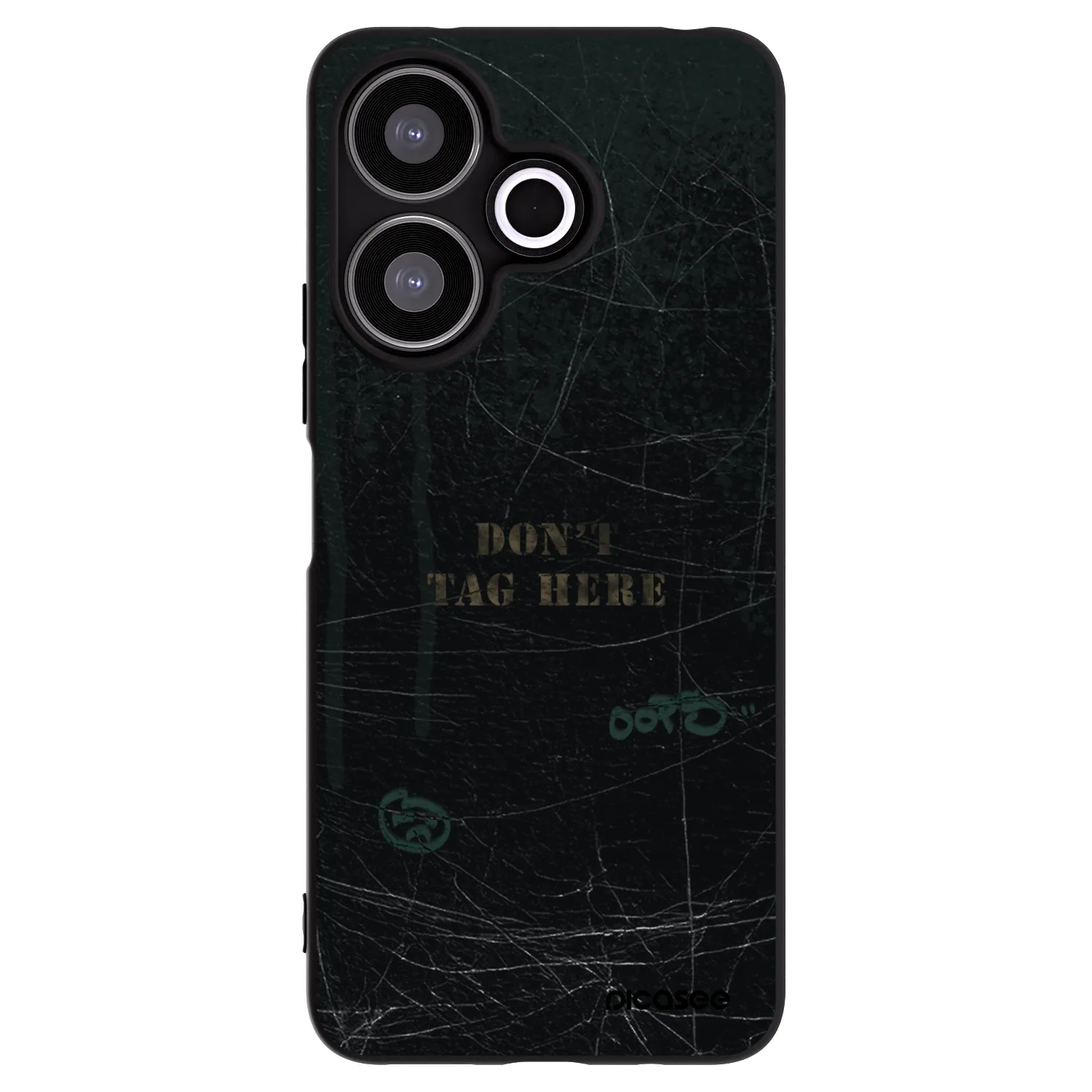 Picasee Μαύρη θήκη σιλικόνης για Xiaomi Redmi 13 4G - DON´T TAG