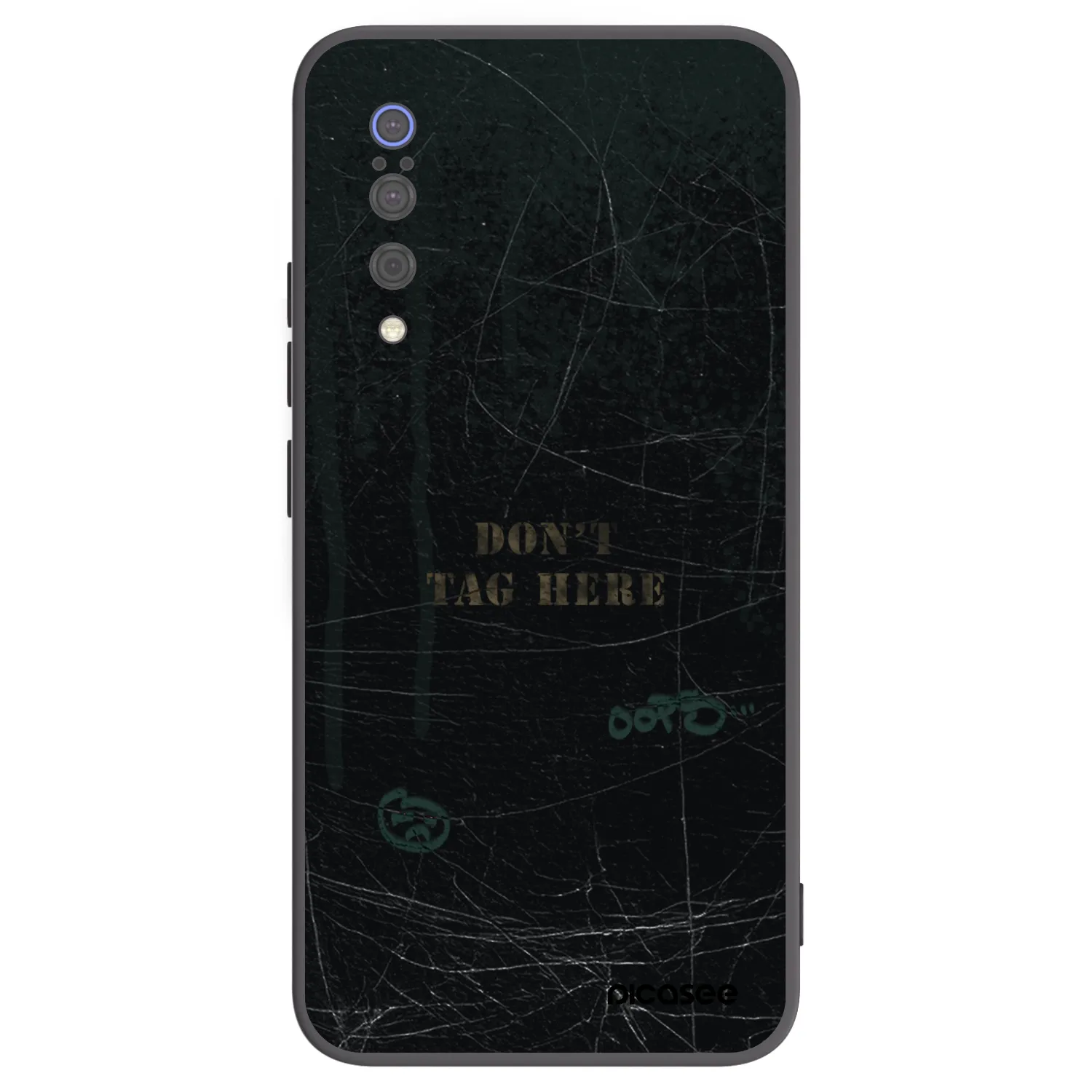 Picasee Μαύρη θήκη σιλικόνης για Xiaomi Mi 9 - DON´T TAG