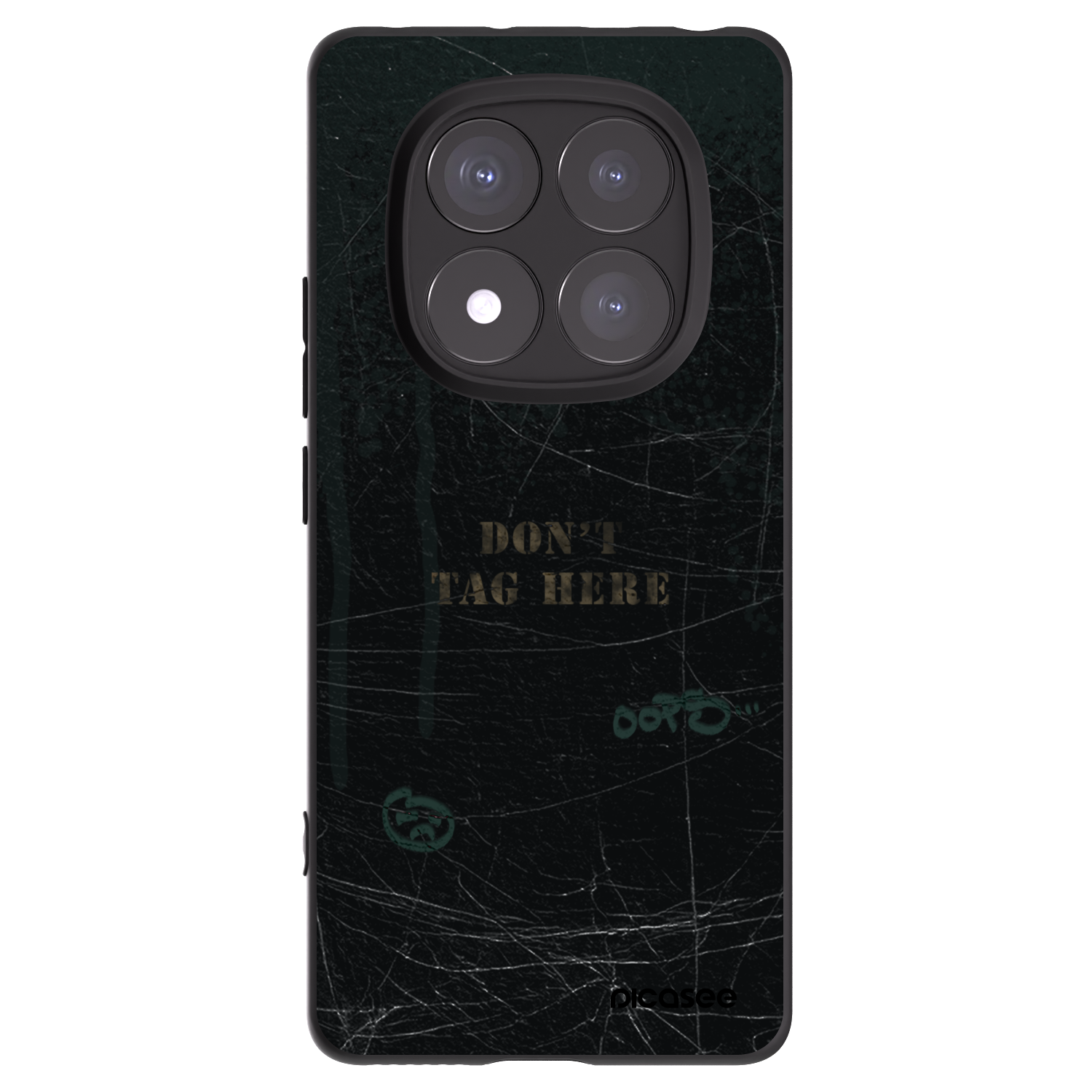 Picasee Μαύρη θήκη σιλικόνης για Xiaomi Redmi Note 14 Pro+ 5G - DON´T TAG