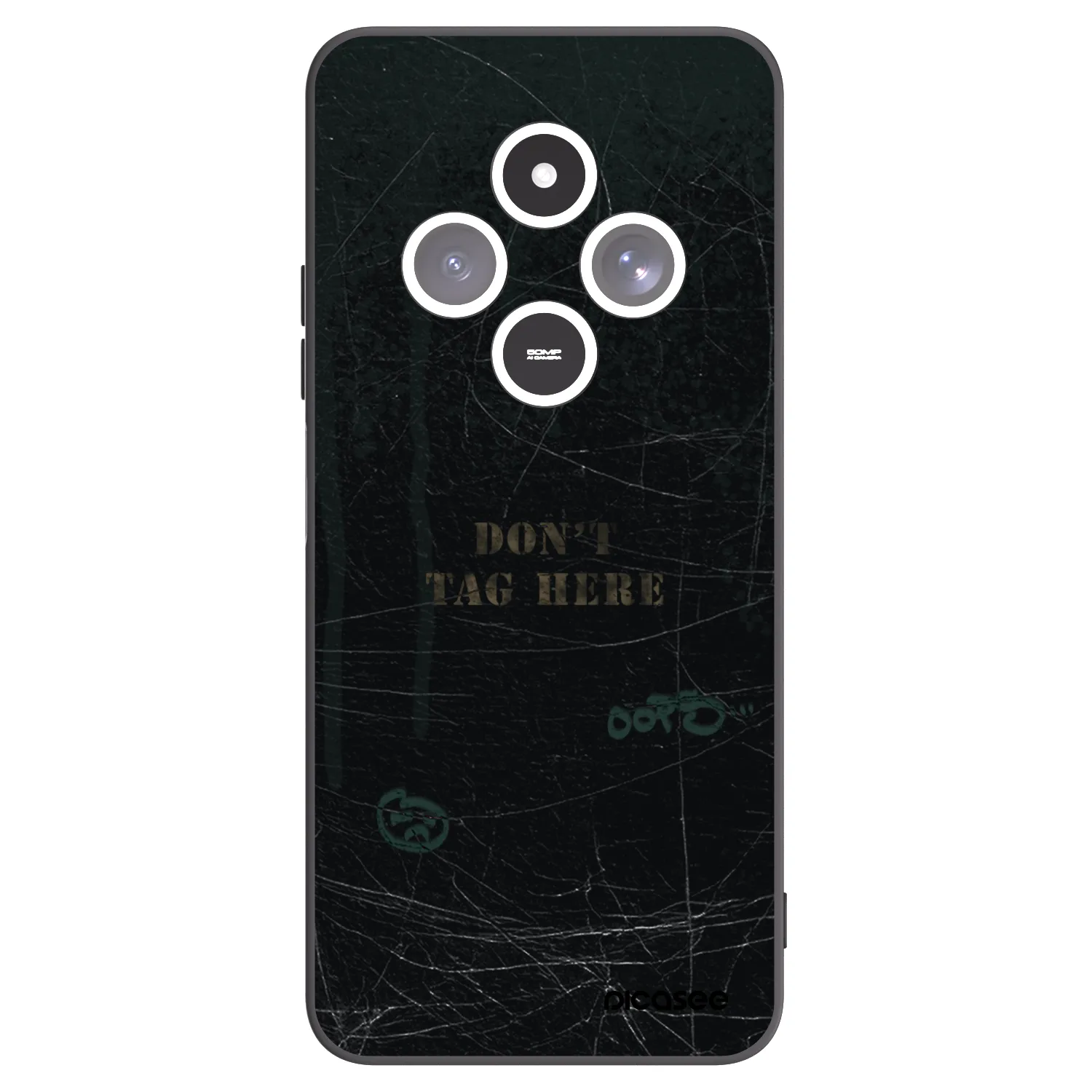 Picasee Μαύρη θήκη σιλικόνης για Xiaomi Redmi 14C - DON´T TAG