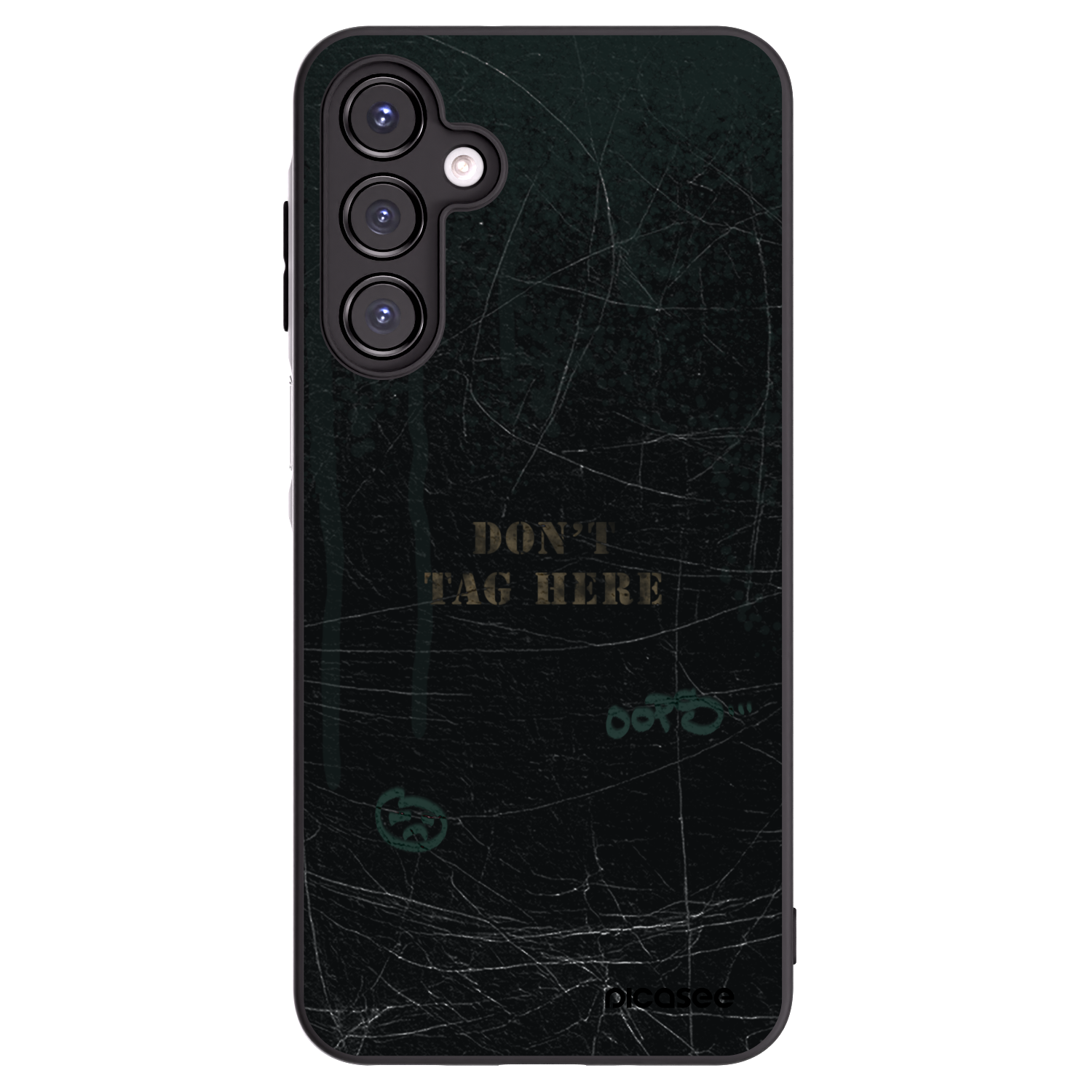 Picasee Μαύρη θήκη σιλικόνης για Samsung Galaxy A16 5G - DON´T TAG