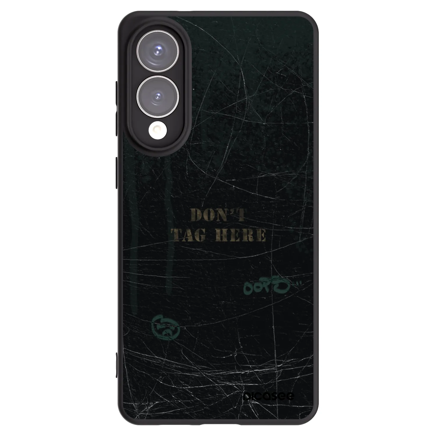 Picasee Μαύρη θήκη σιλικόνης για Samsung Galaxy S25 Edge 5G - DON´T TAG
