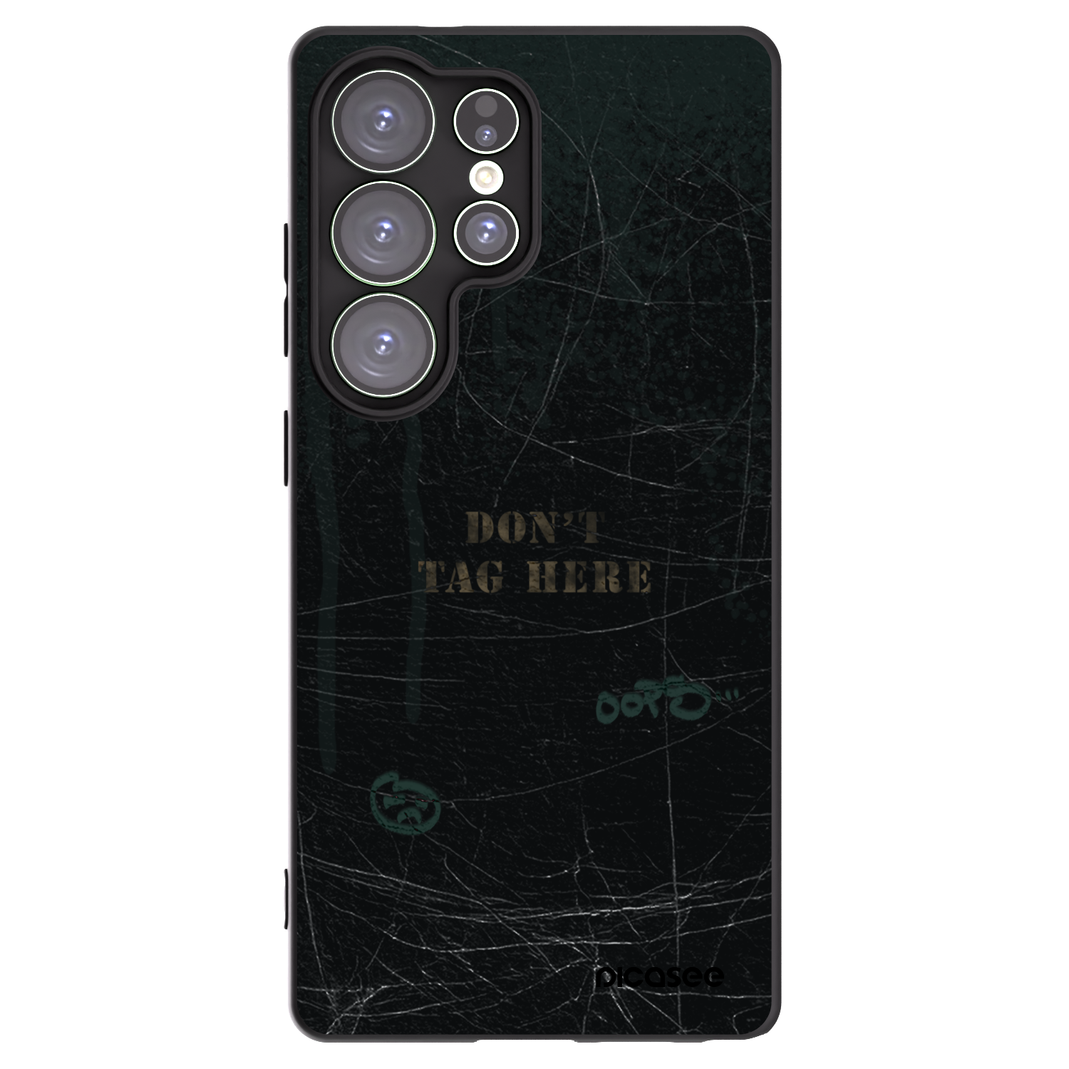 Picasee Μαύρη θήκη σιλικόνης για Samsung Galaxy S25 Ultra 5G - DON´T TAG