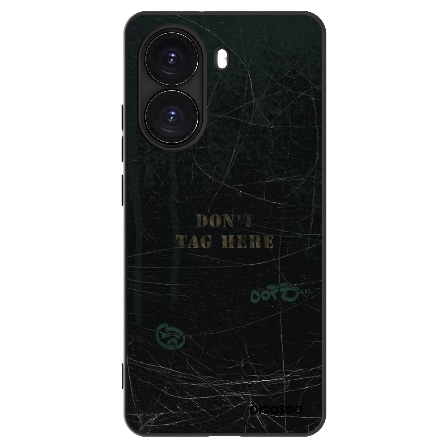 Picasee Μαύρη θήκη σιλικόνης για Xiaomi Poco X7 Pro 5G - DON´T TAG