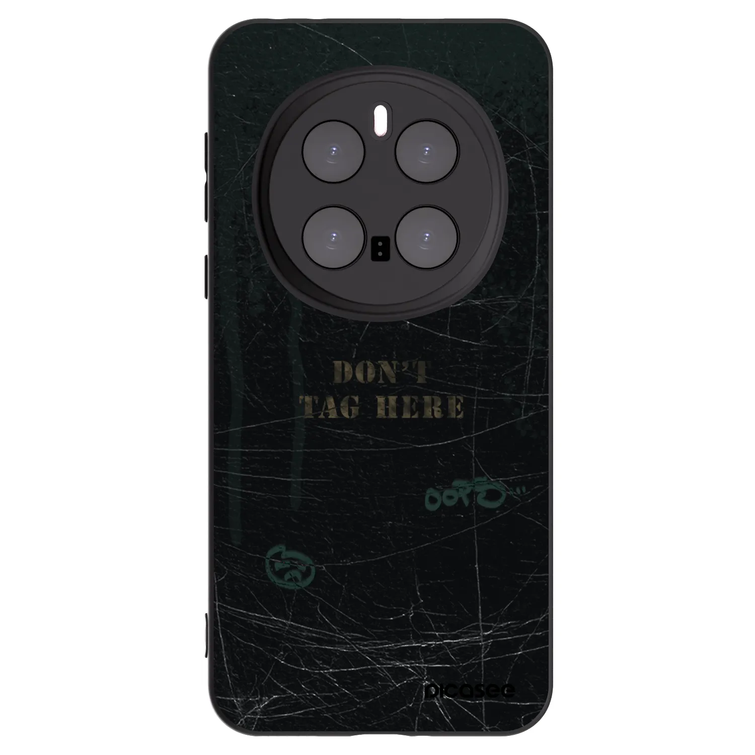 Picasee Μαύρη θήκη σιλικόνης για Honor Magic7 Pro 5G - DON´T TAG