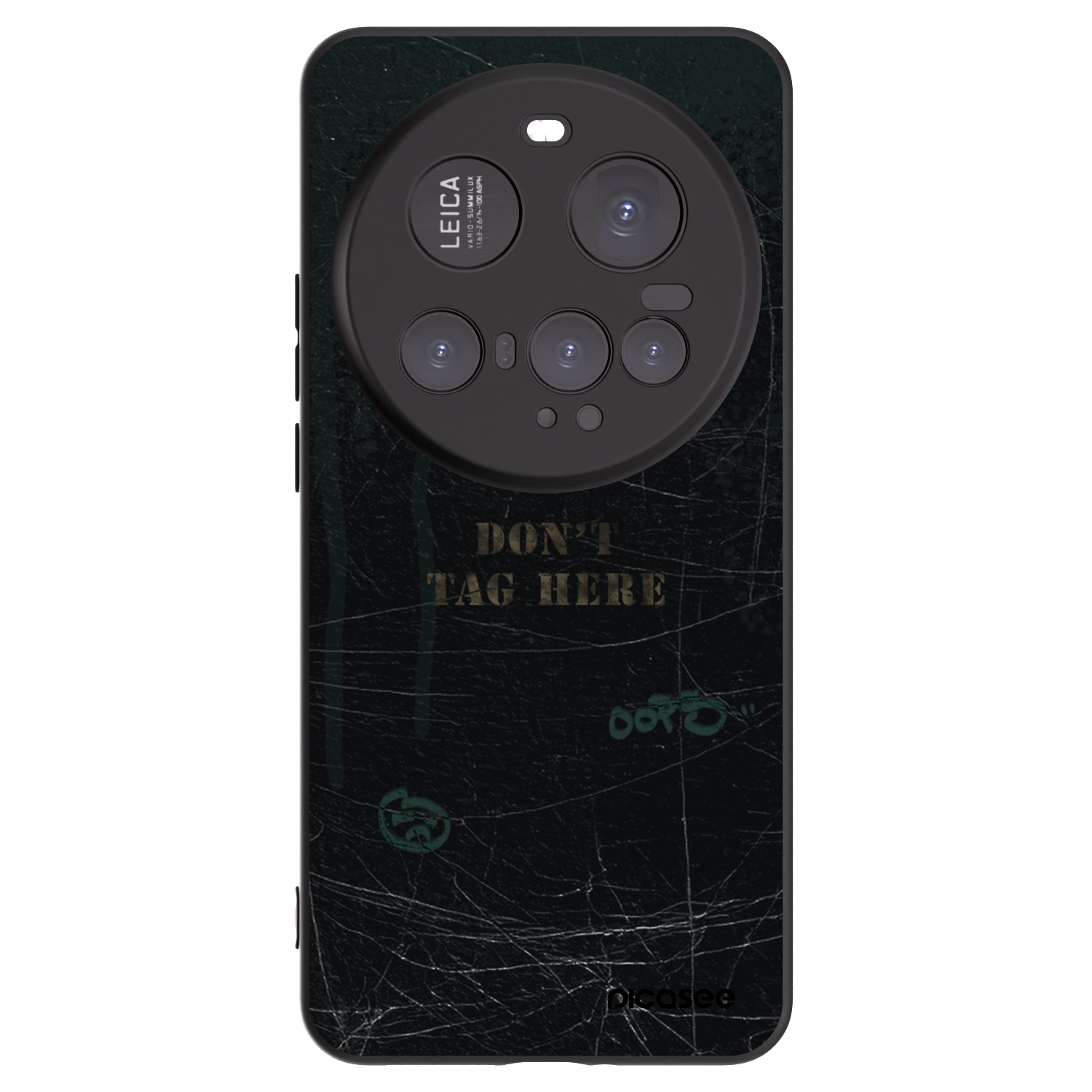 Picasee Μαύρη θήκη σιλικόνης για Xiaomi 15 Ultra - DON´T TAG