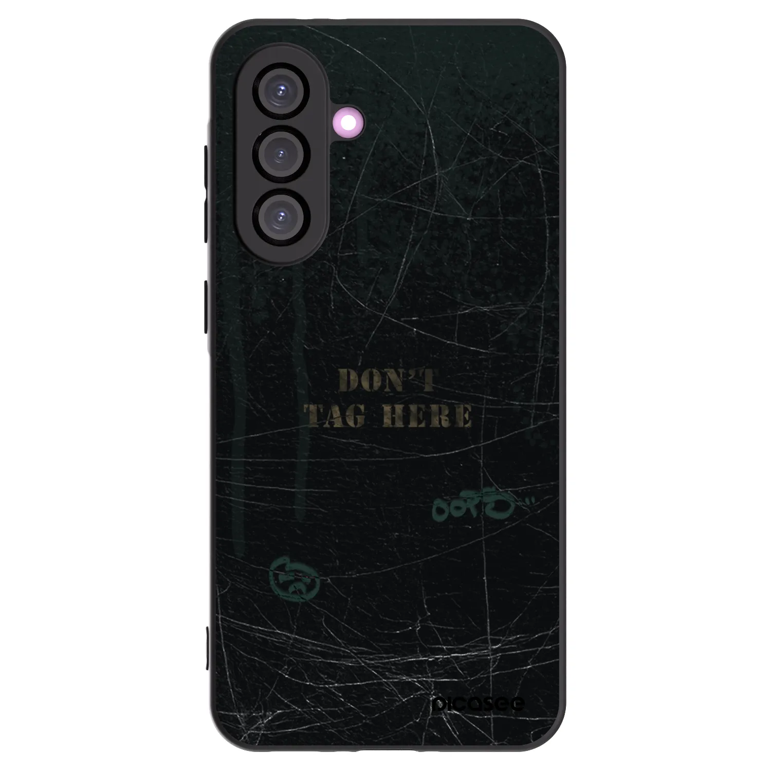Picasee Μαύρη θήκη σιλικόνης για Samsung Galaxy A56 5G A566B - DON´T TAG