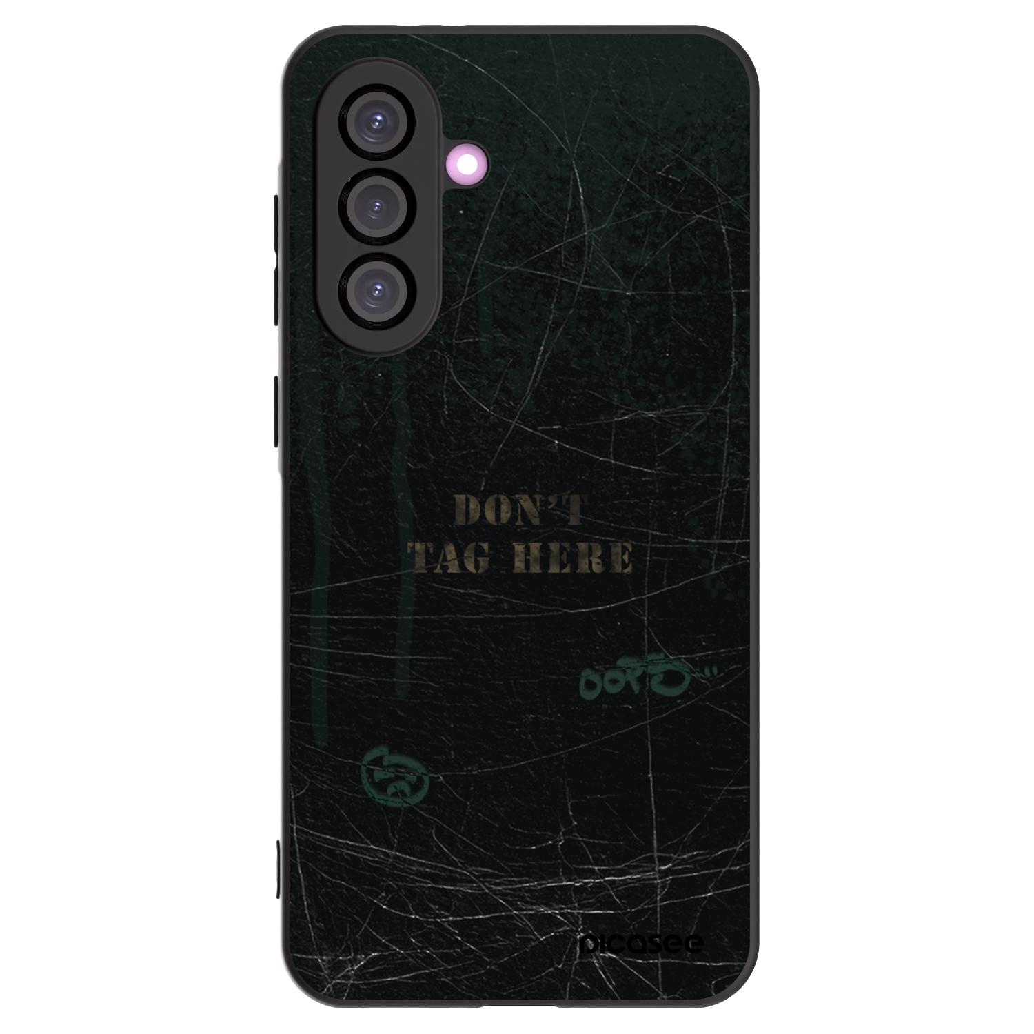 Picasee Μαύρη θήκη σιλικόνης για Samsung Galaxy A36 5G - DON´T TAG