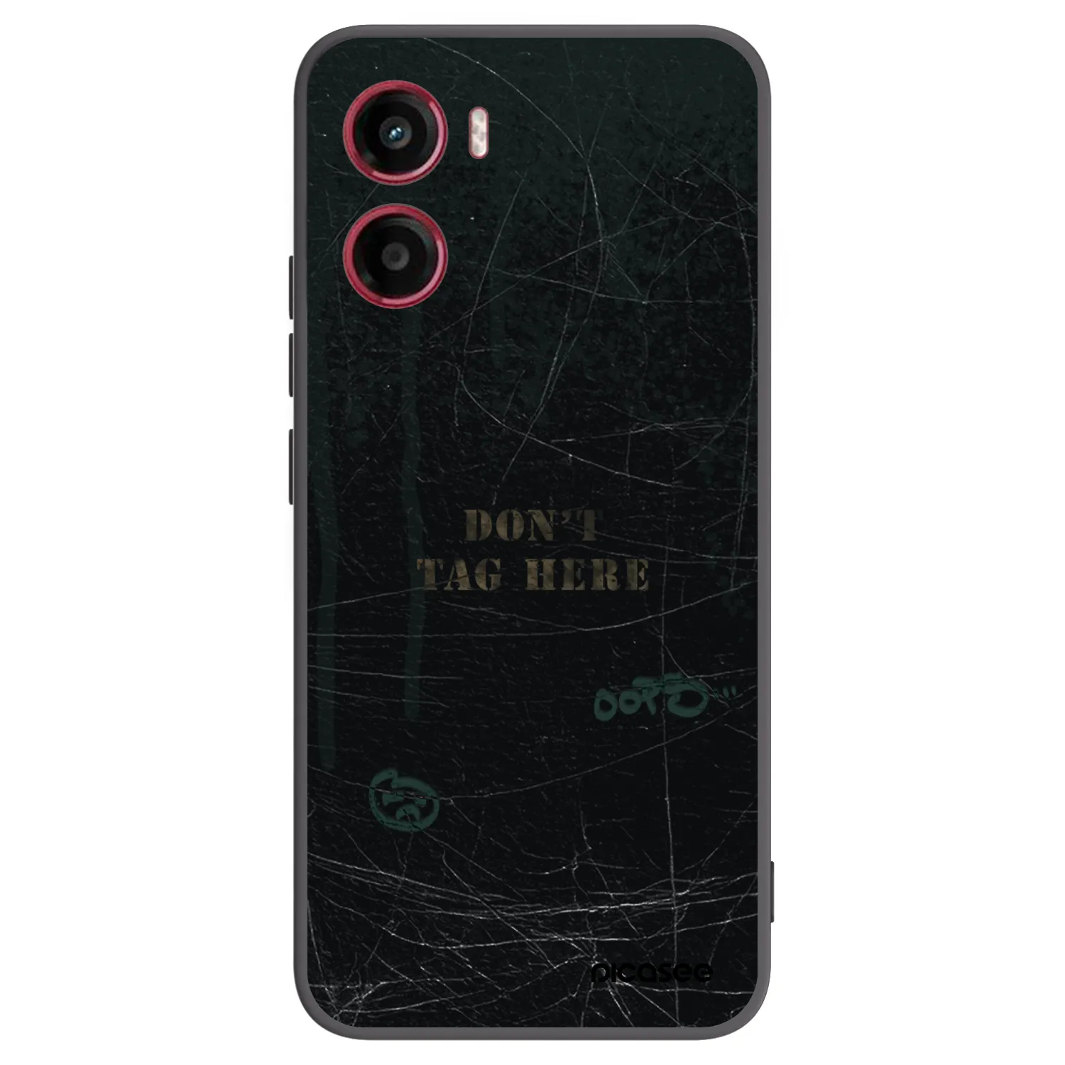 Picasee Μαύρη θήκη σιλικόνης για Motorola Moto G05 - DON´T TAG