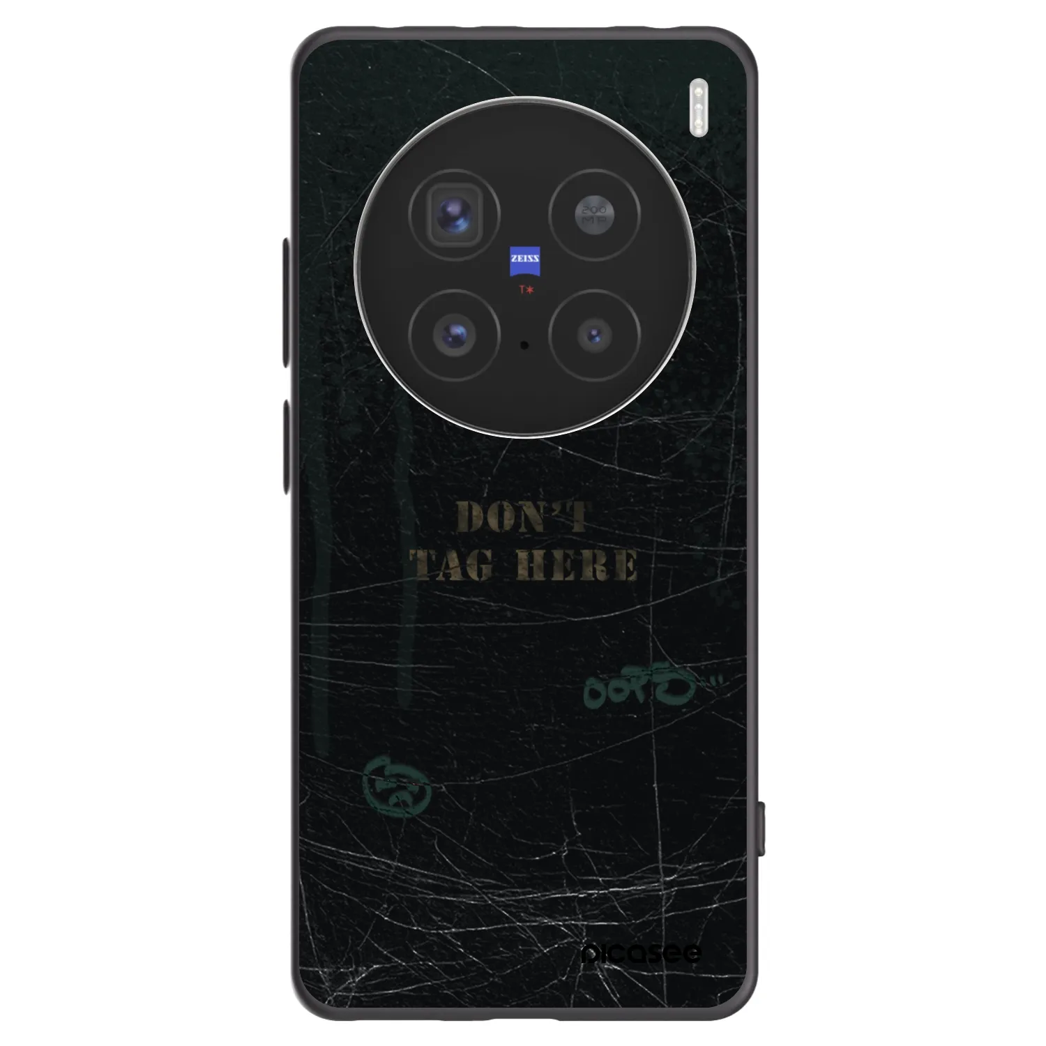Picasee Μαύρη θήκη σιλικόνης για Vivo X200 Pro - DON´T TAG