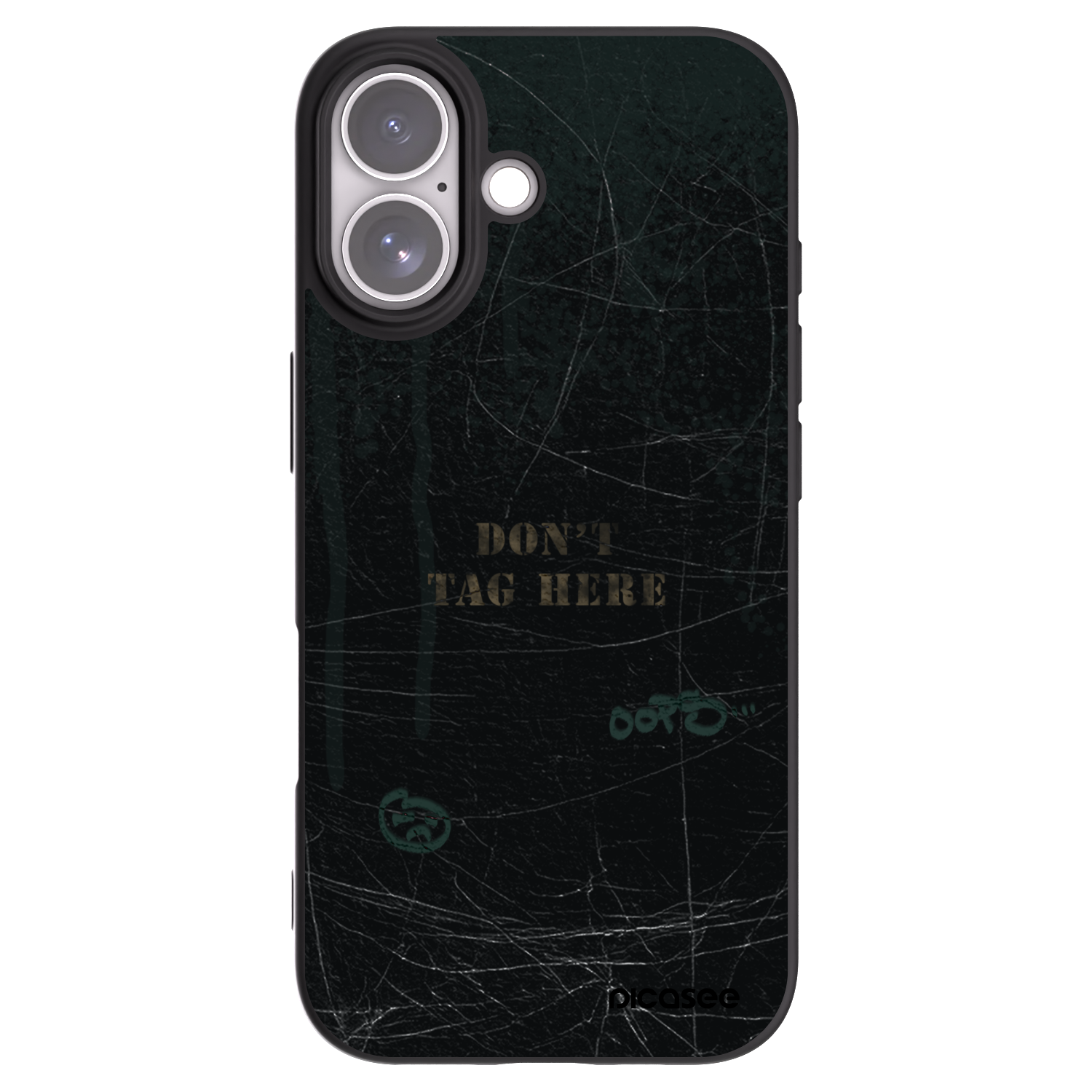 Picasee Μαύρη θήκη σιλικόνης για Apple iPhone 17 - DON´T TAG