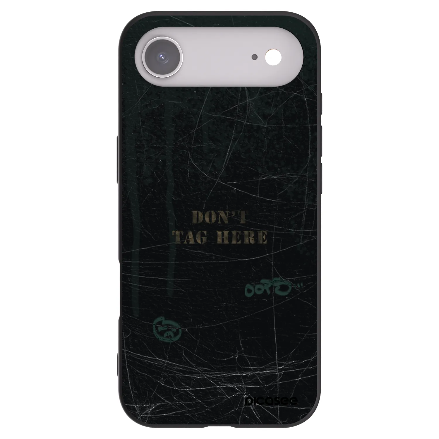 Picasee Μαύρη θήκη σιλικόνης για Apple iPhone Air - DON´T TAG