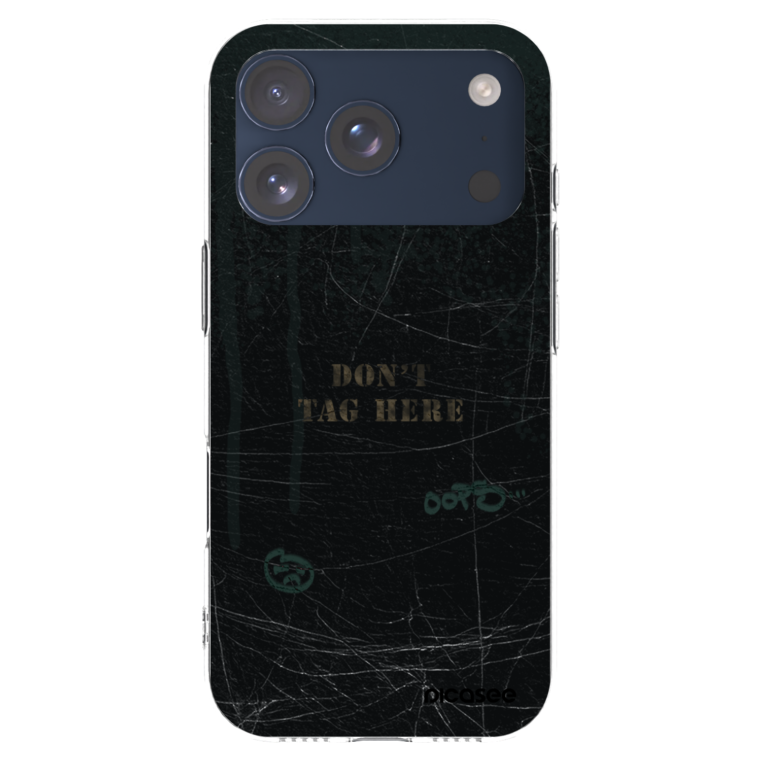 Picasee διαφανής θήκη σιλικόνης Apple iPhone 17 Pro - DON´T TAG