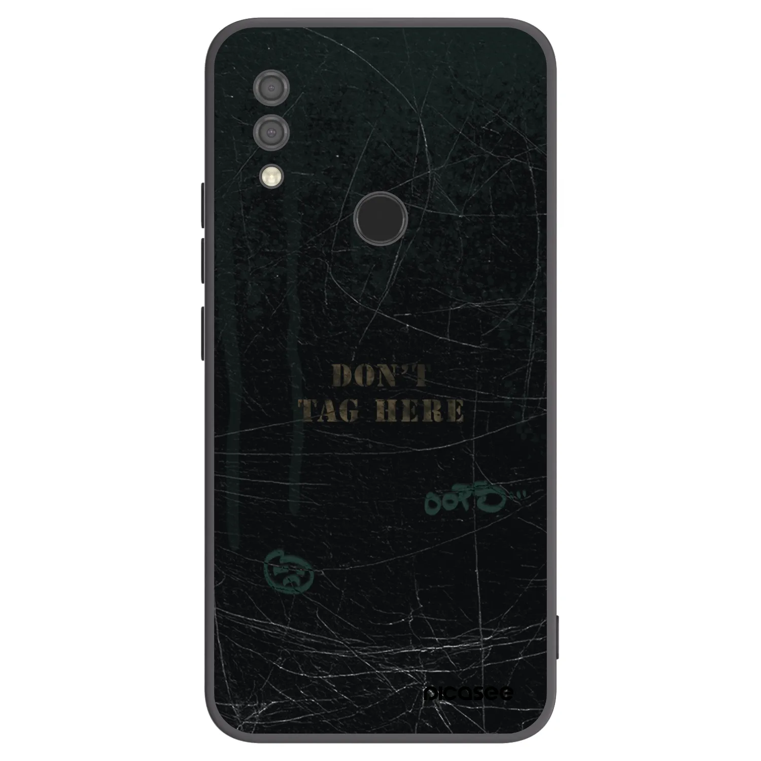 Picasee Μαύρη θήκη σιλικόνης για Xiaomi Redmi 7 - DON´T TAG