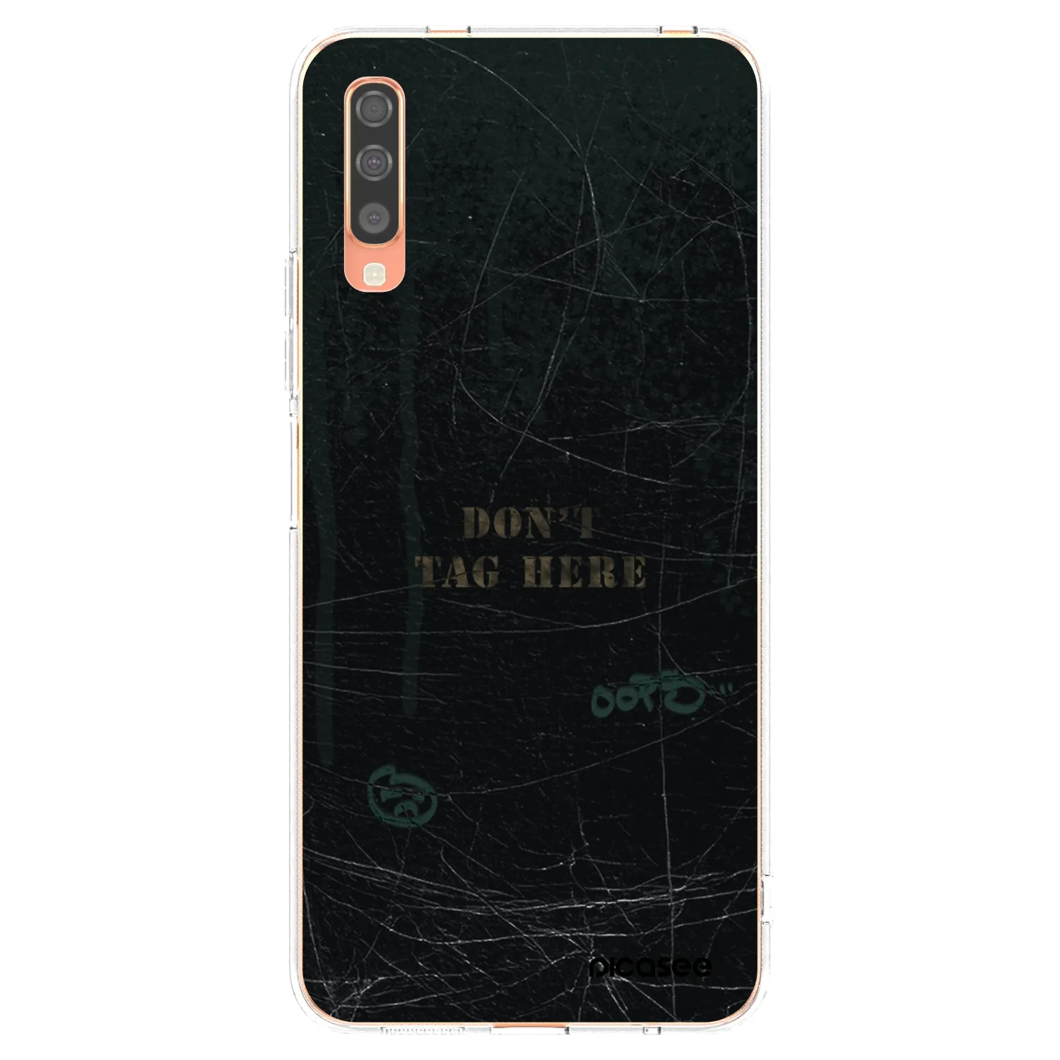 Picasee διαφανής θήκη σιλικόνης Samsung Galaxy A70 A705F - DON´T TAG