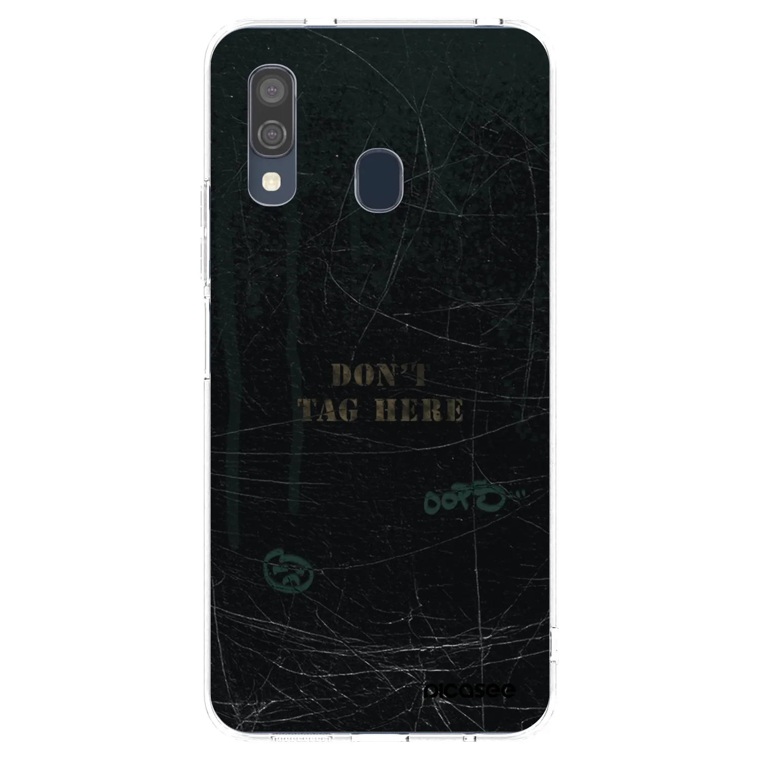 Picasee διαφανής θήκη σιλικόνης Samsung Galaxy A40 A405F - DON´T TAG