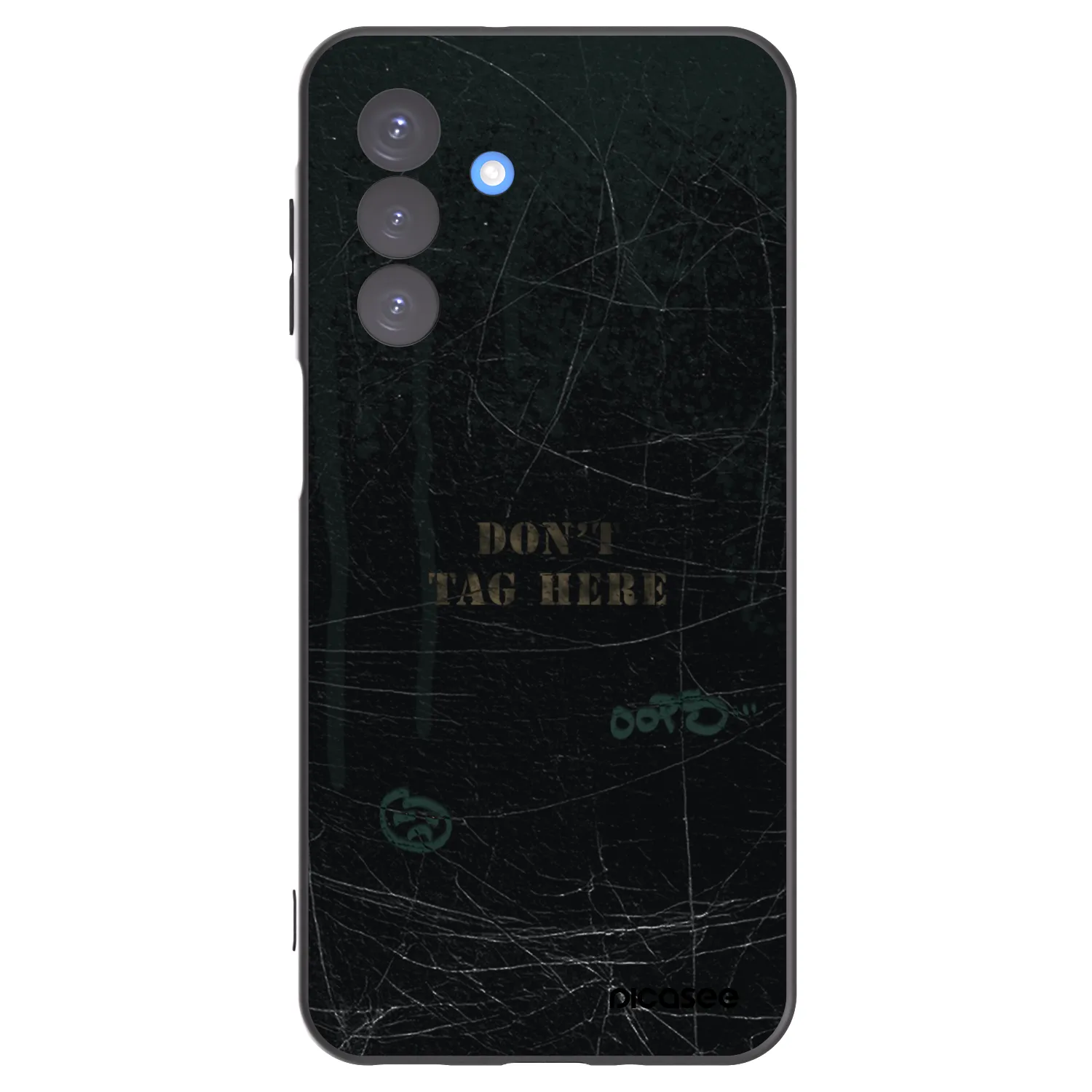 Picasee Μαύρη θήκη σιλικόνης για Samsung Galaxy A17 5G - DON´T TAG