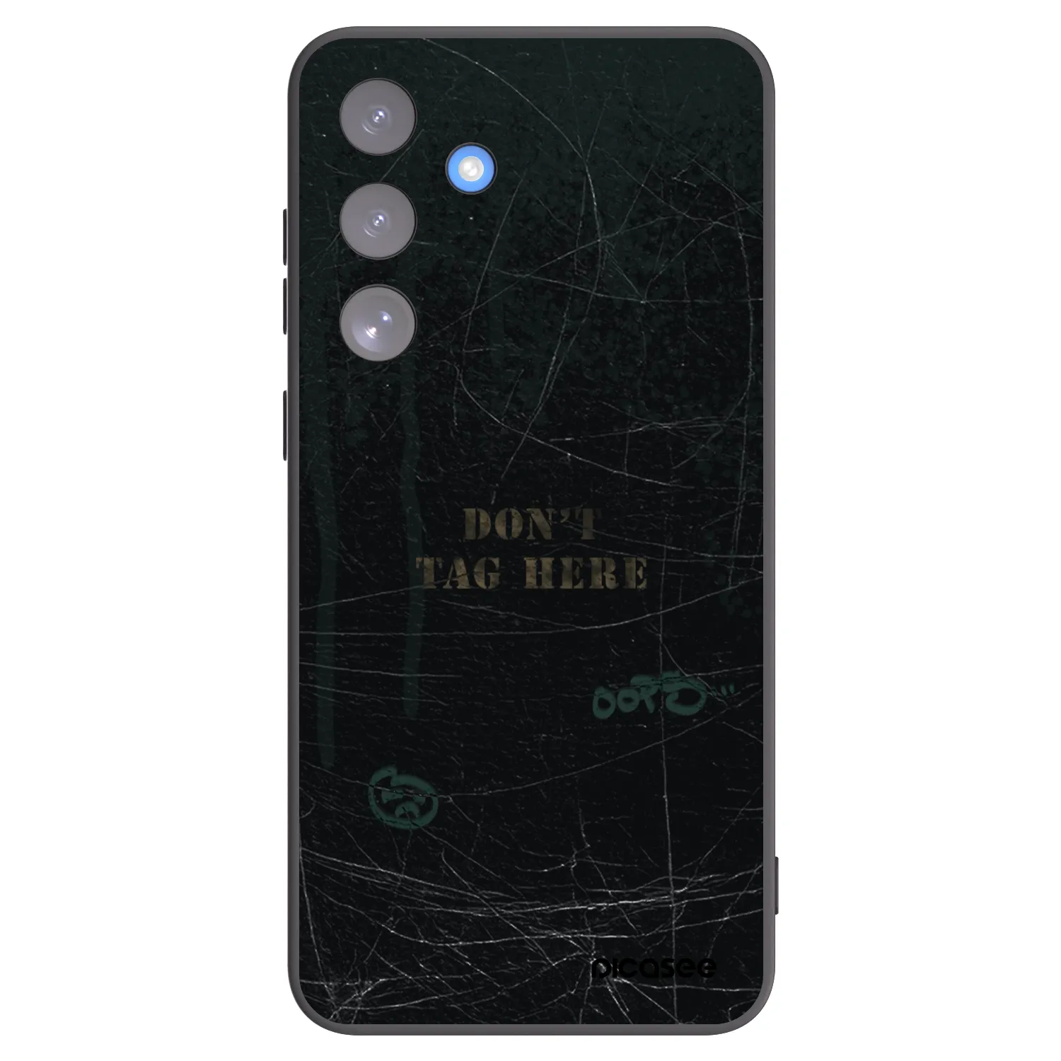 Picasee Μαύρη θήκη σιλικόνης για Samsung Galaxy S25 FE 5G - DON´T TAG
