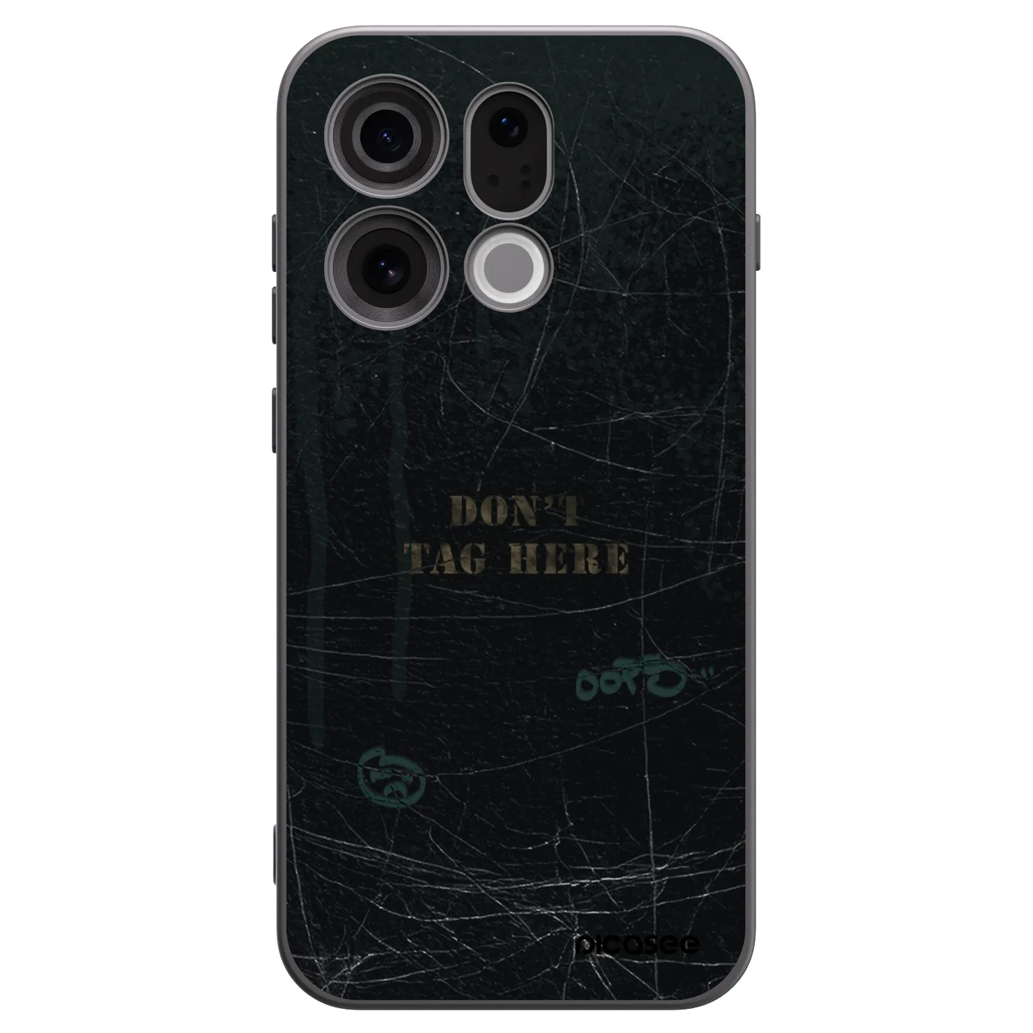 Picasee Μαύρη θήκη σιλικόνης για OPPO Find X9 - DON´T TAG
